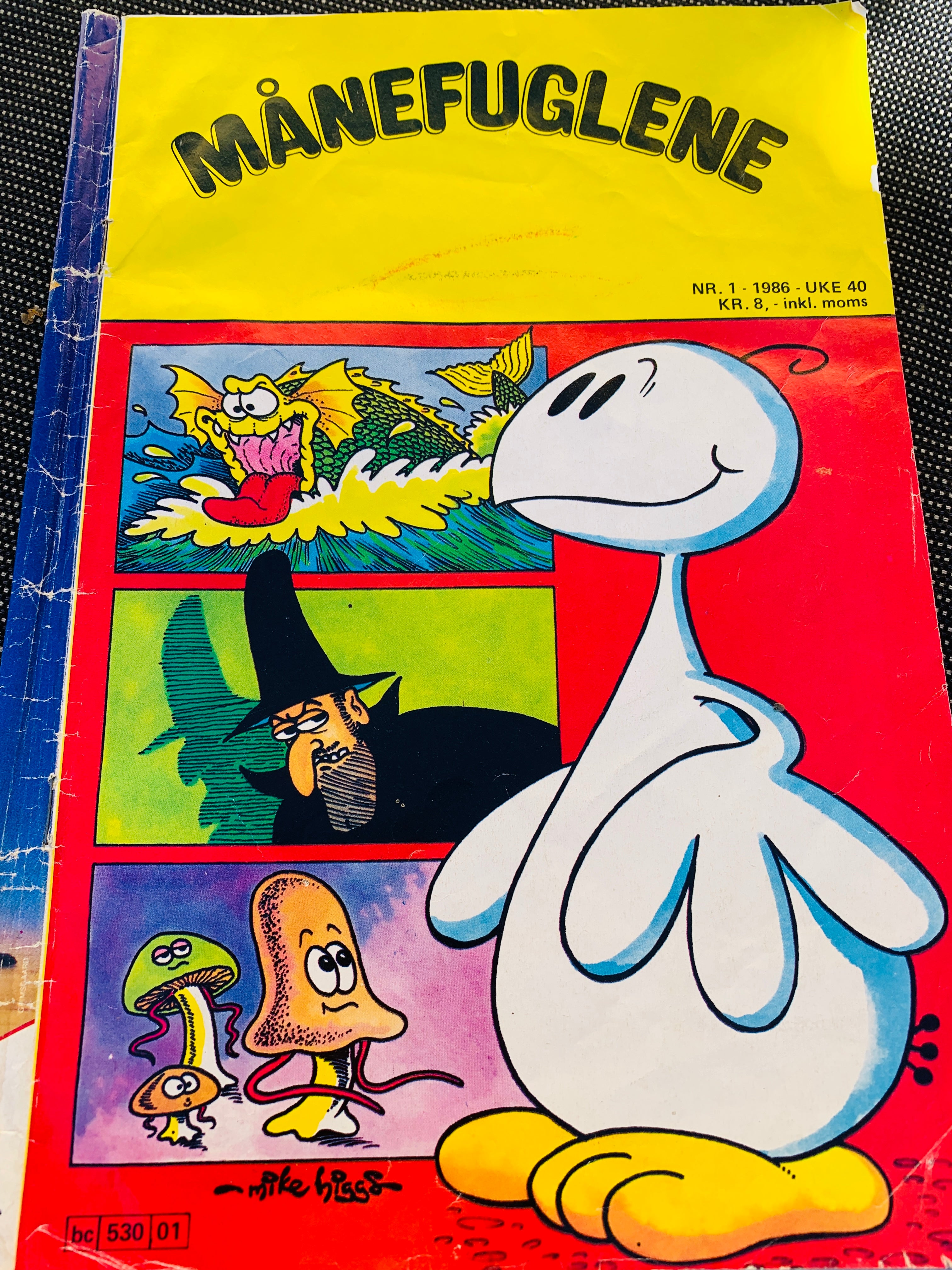 Månefuglene. 1986/40 (Nr. 1). Tegneserieblad
