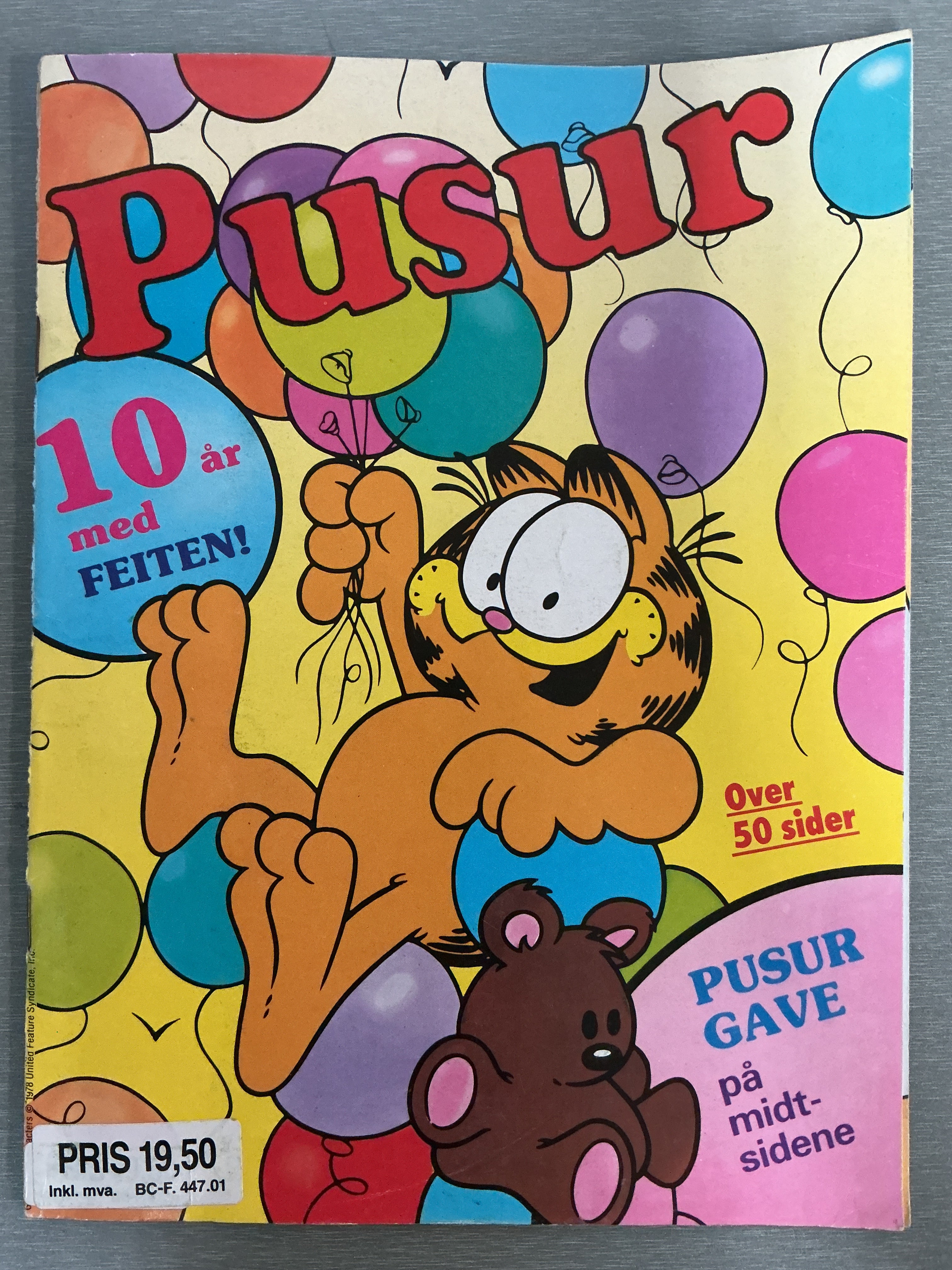 Pusur. 1987/01. Tegneserieblad