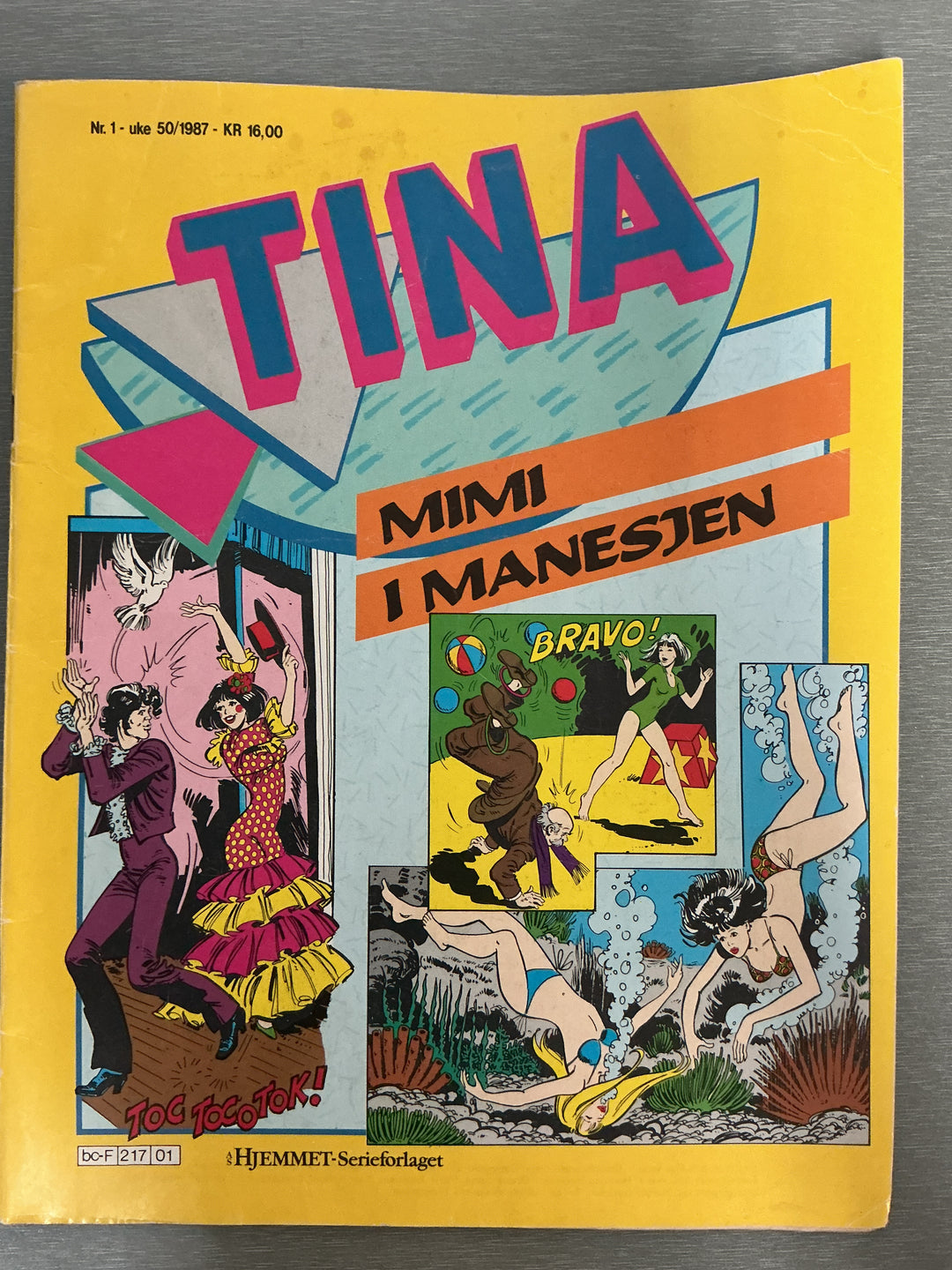 Tina. 1987/50 (Nr. 1). Tegneserieblad