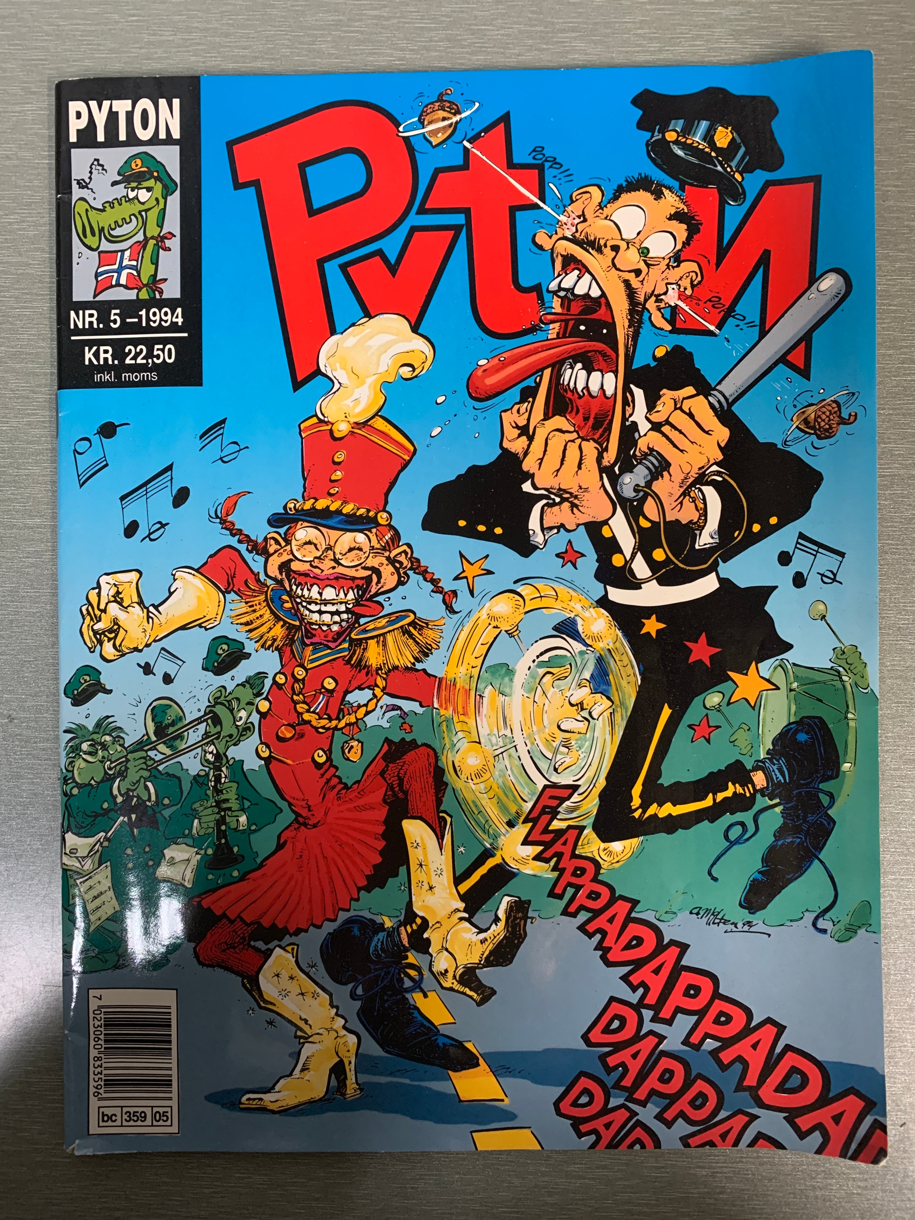 Pyton. 1994/05. Tegneserieblad