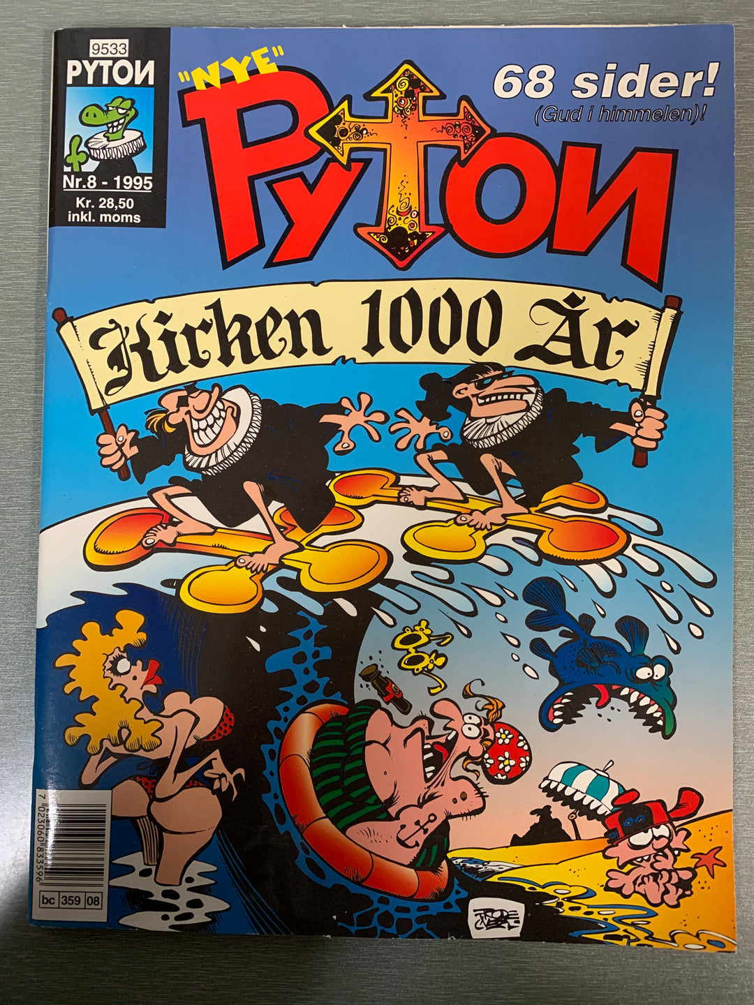 Pyton. 1995/08. Tegneserieblad