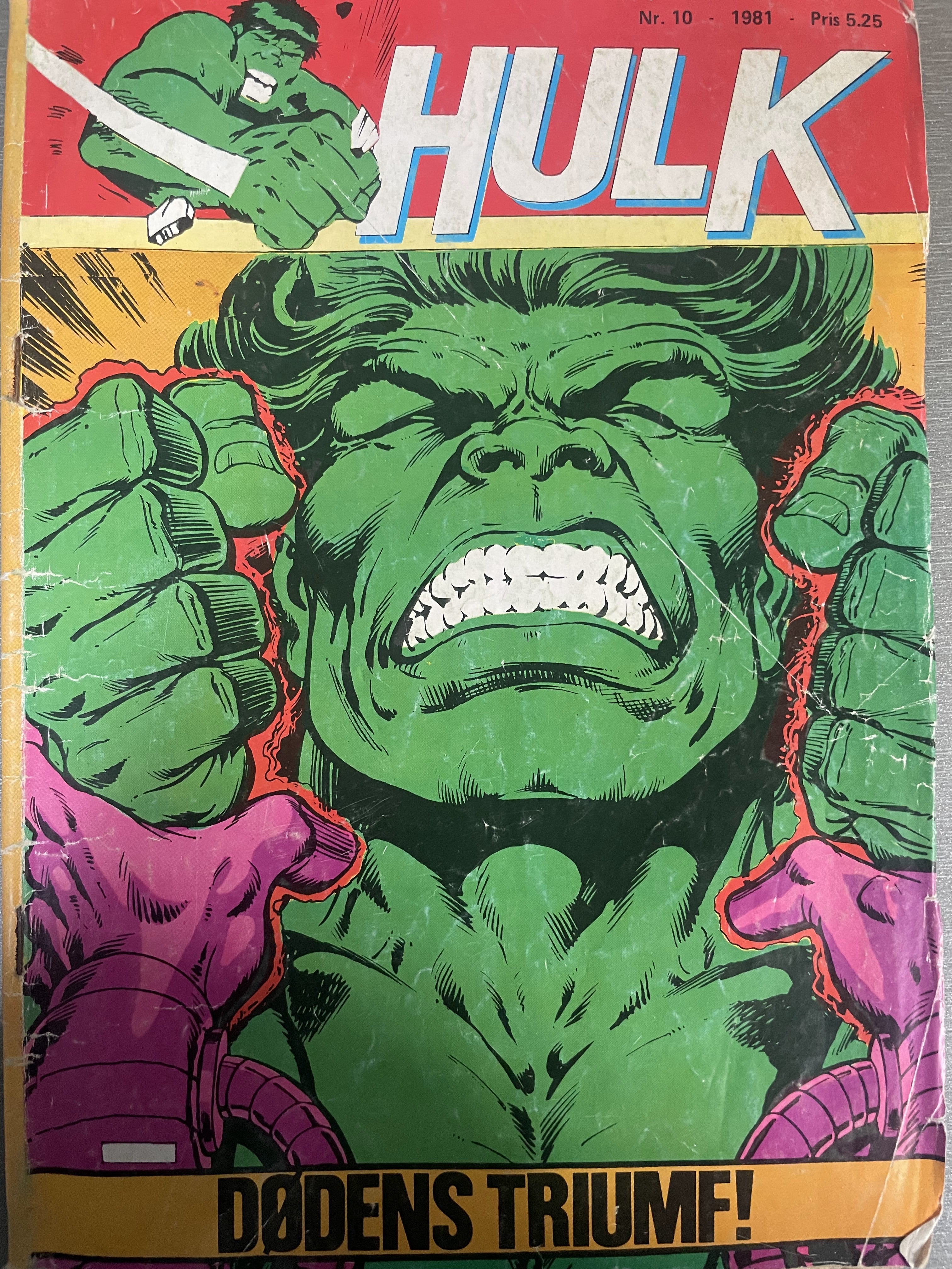 Hulk. 1981/10. Tegneserieblad