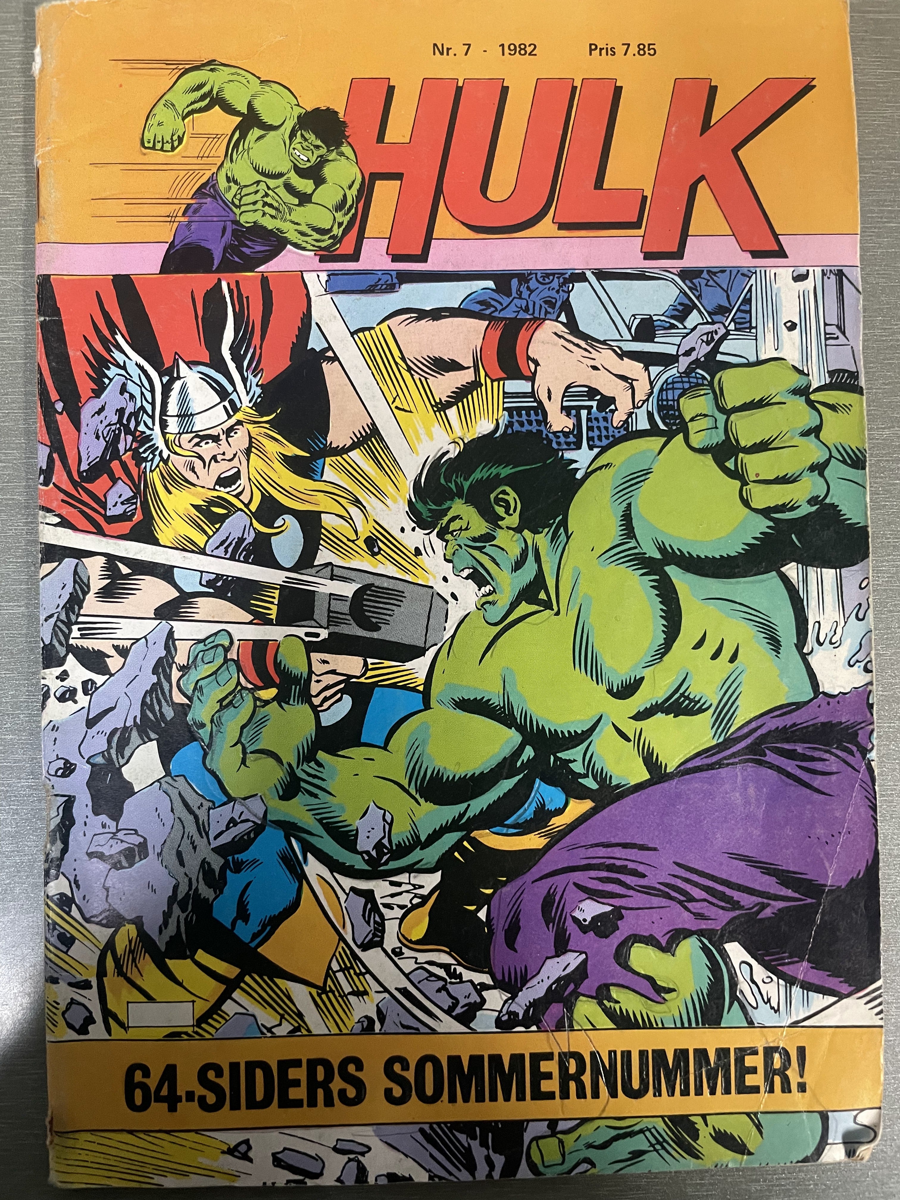 Hulk. 1982/07. Tegneserieblad