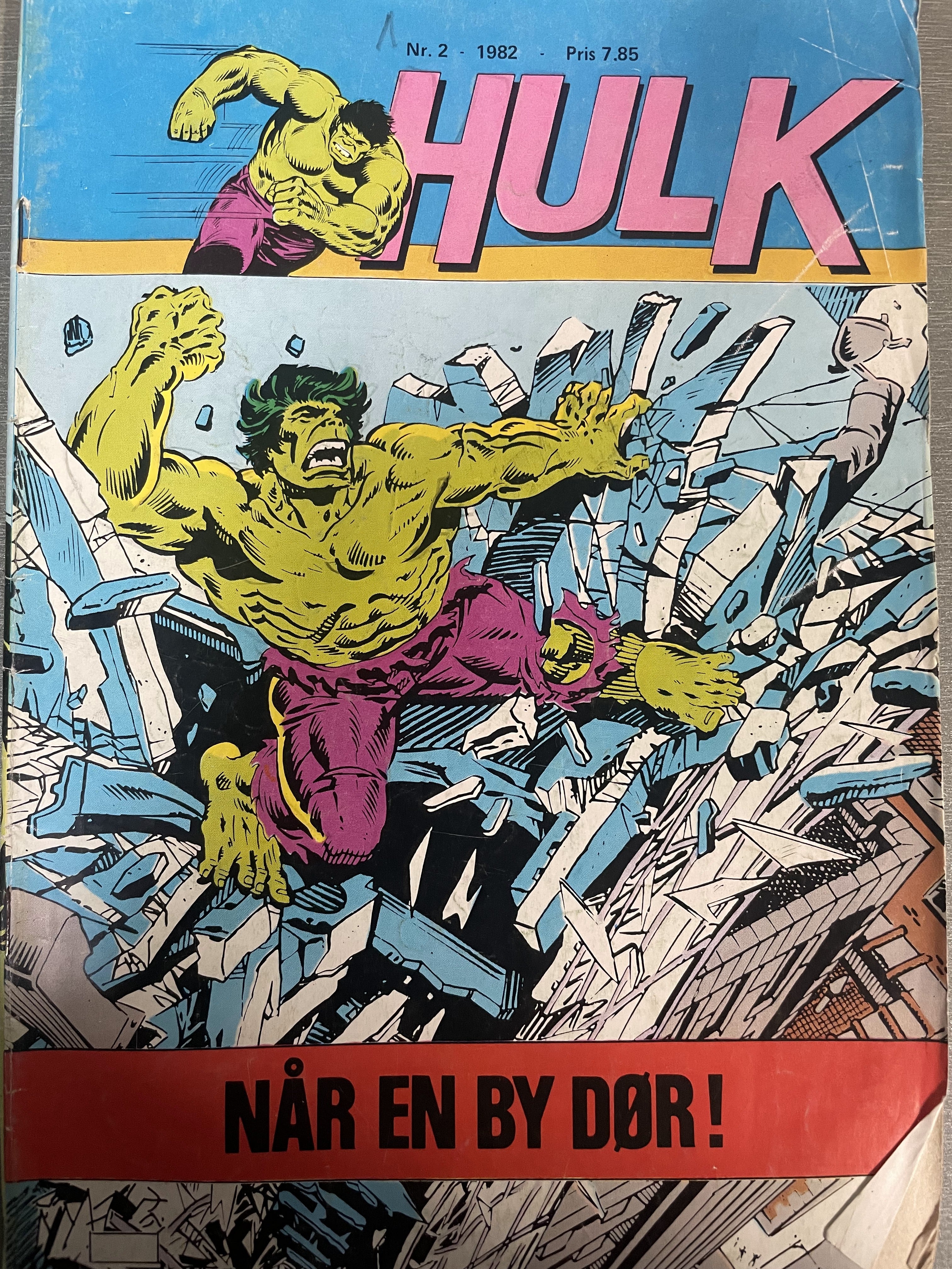 Hulk. 1982/02. Tegneserieblad