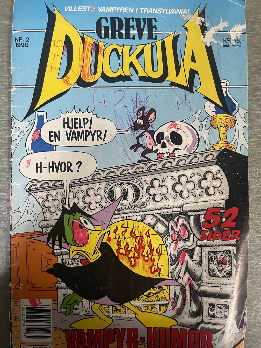 Greve Duckula. 1990/02. Tegneserieblad