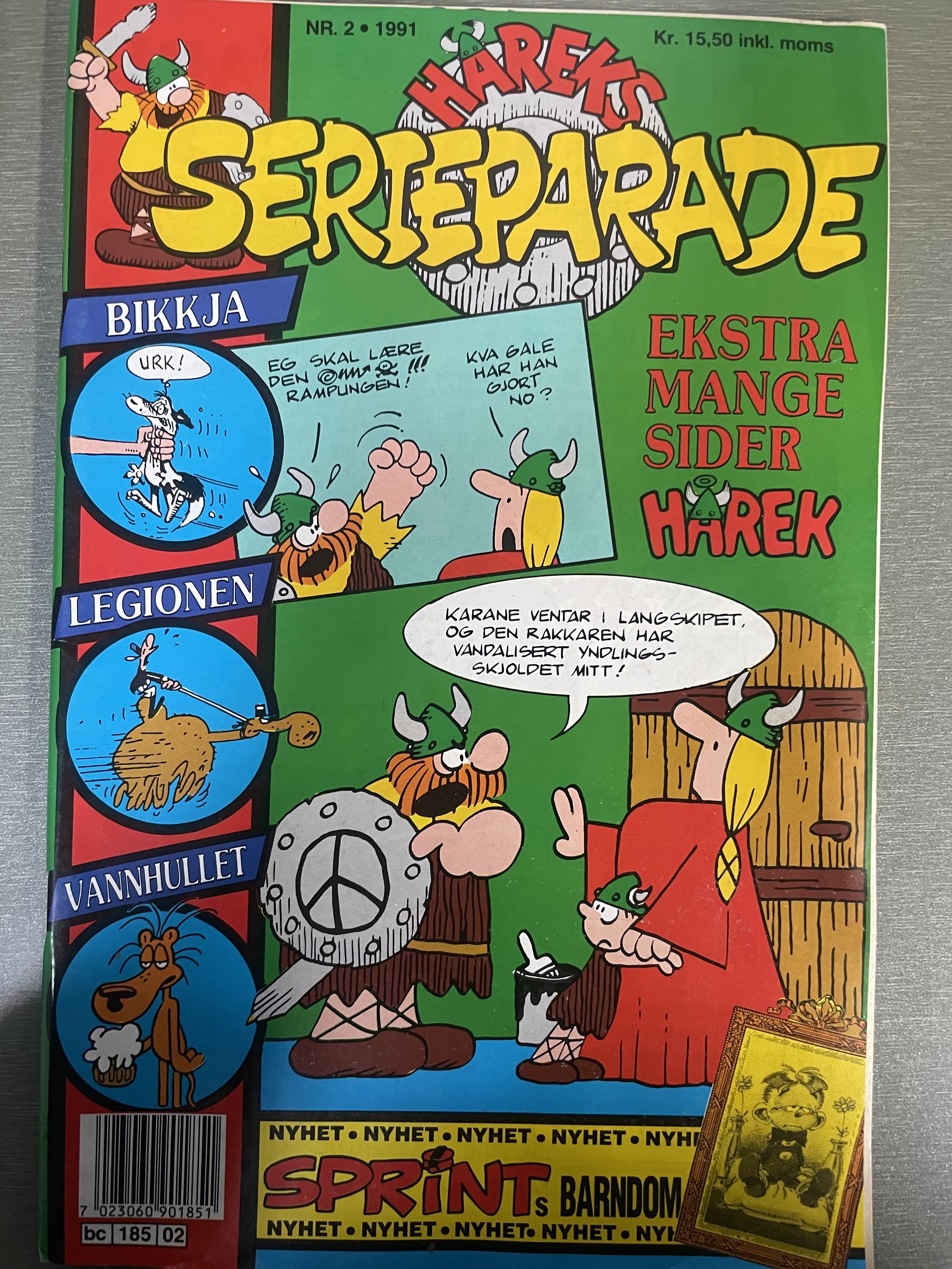 Håreks Serieparade. 1991/02. Tegneserieblad
