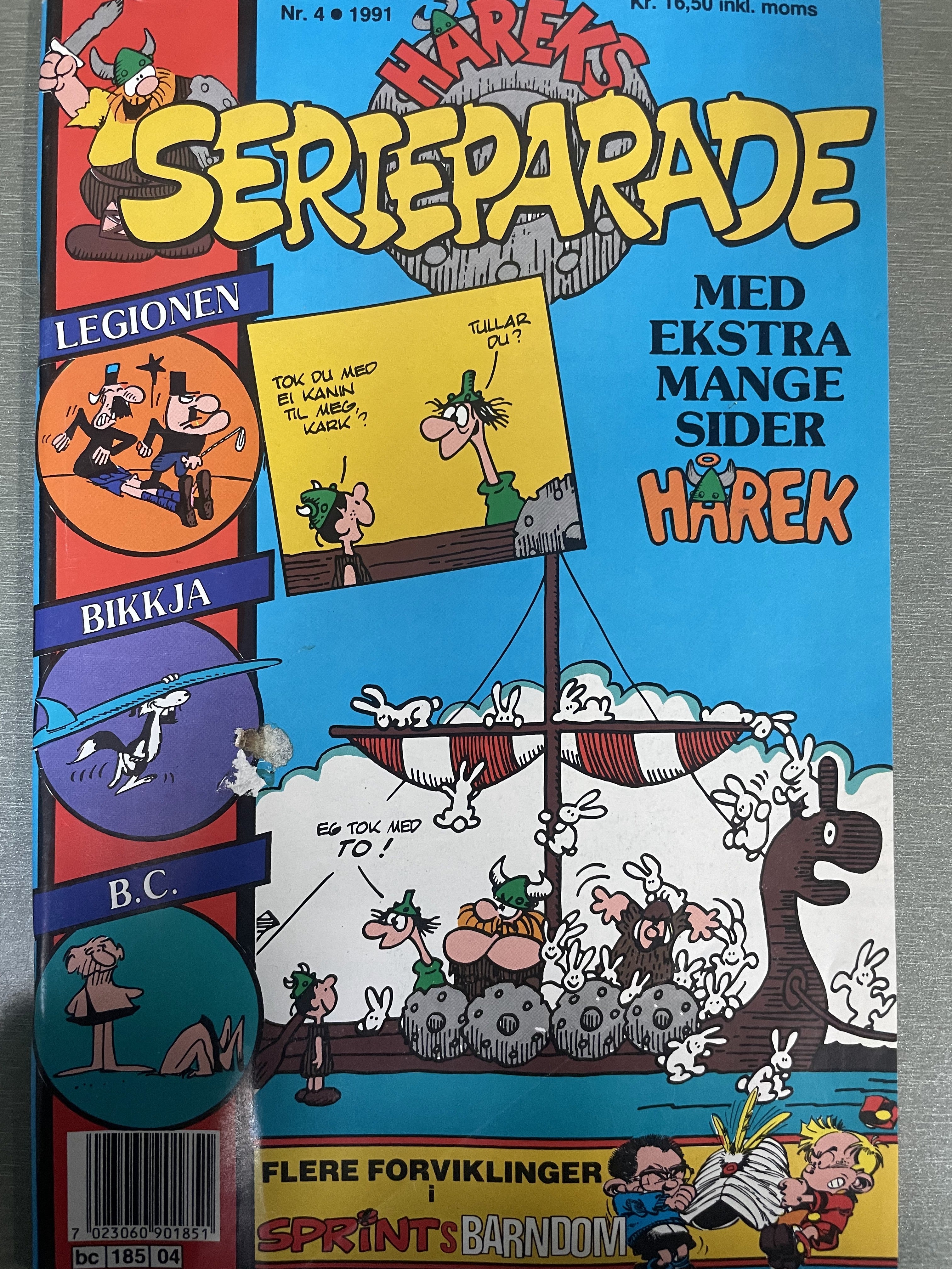 Håreks Serieparade. 1991/04. Tegneserieblad
