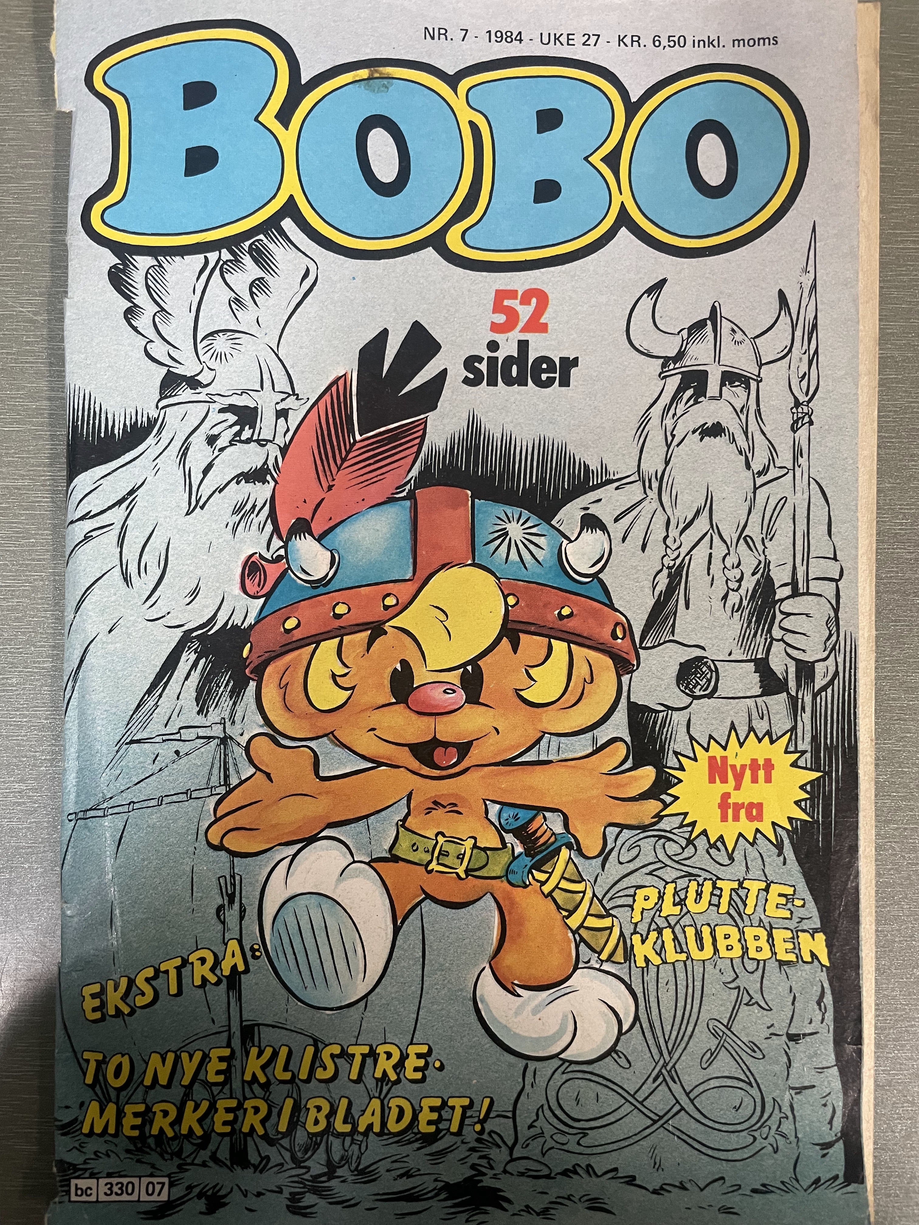 Bobo. 1984/07 (Uke 27). Tegneserieblad
