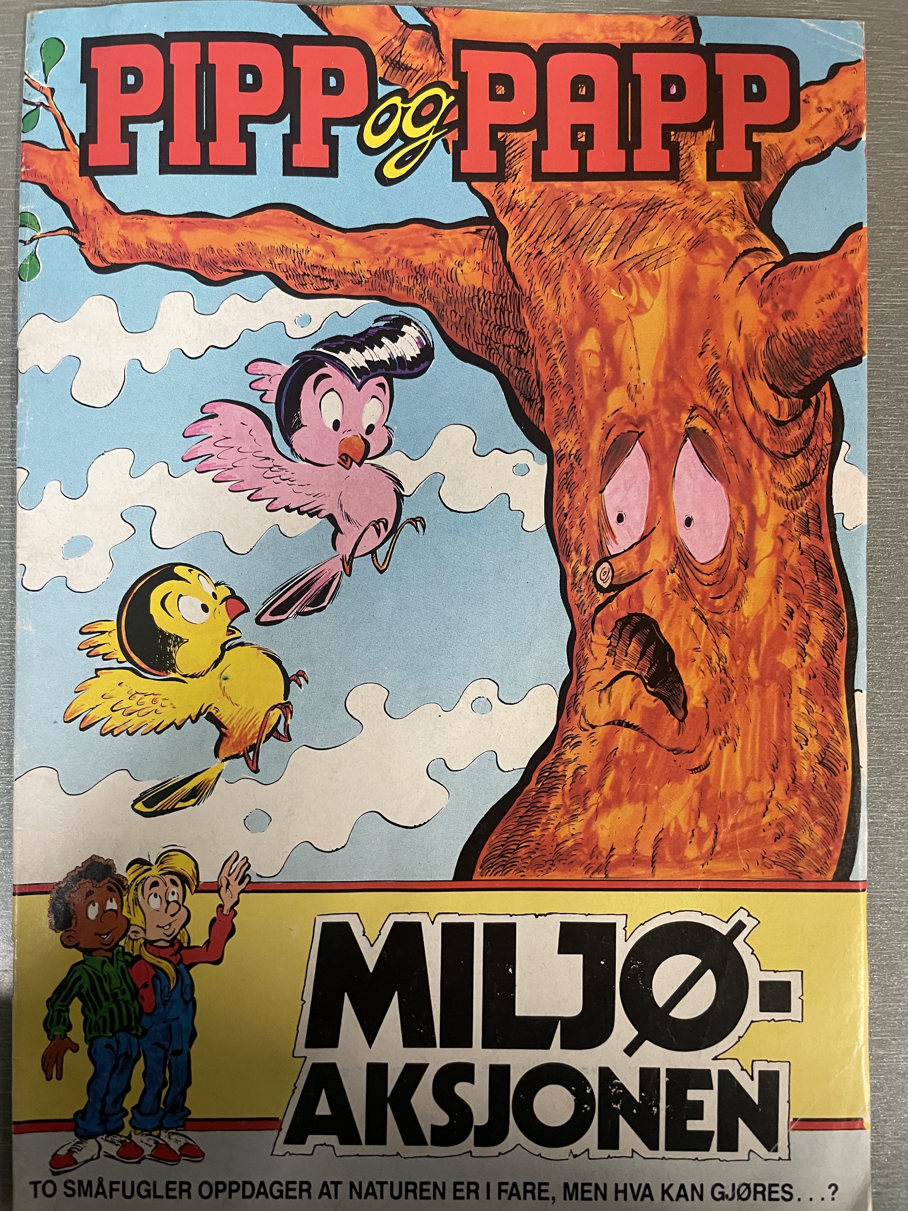 Pipp og Papp. Nr. 1 (Miljø-aksjonen). Tegneserieblad