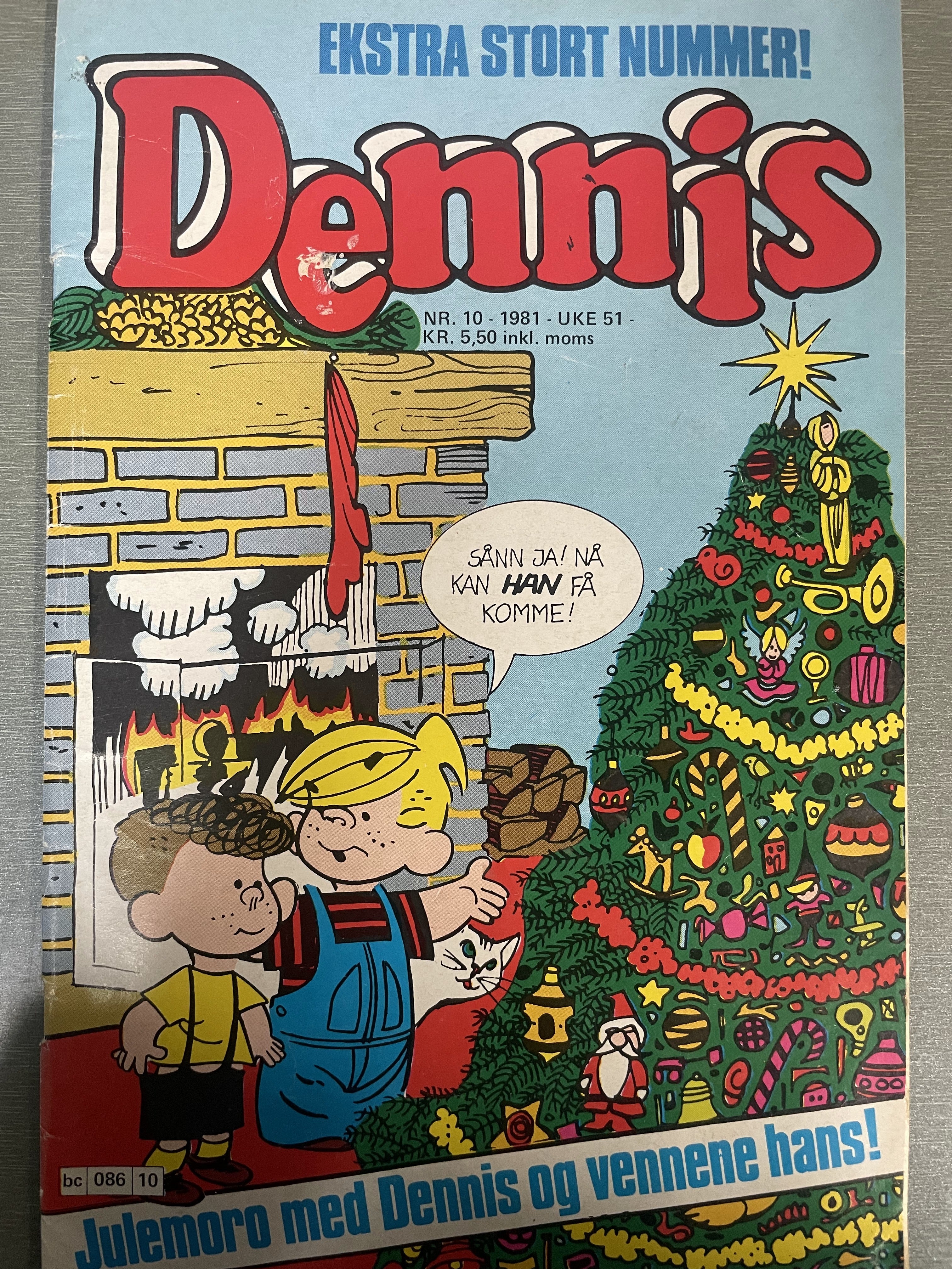 Dennis. 1981/10 (Uke 51). Tegneserieblad