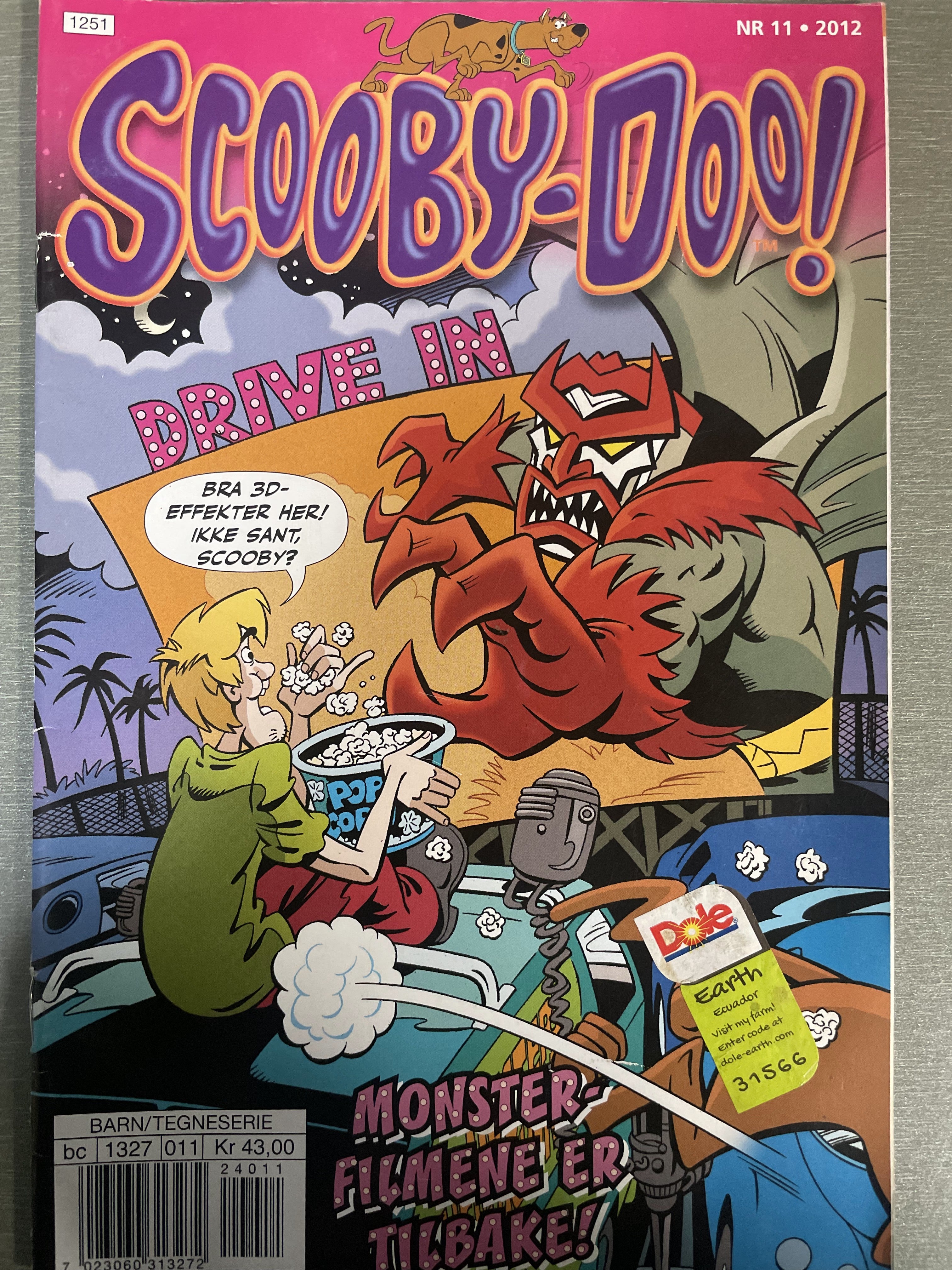 Scooby-Doo! 2012/11. Tegneserieblad