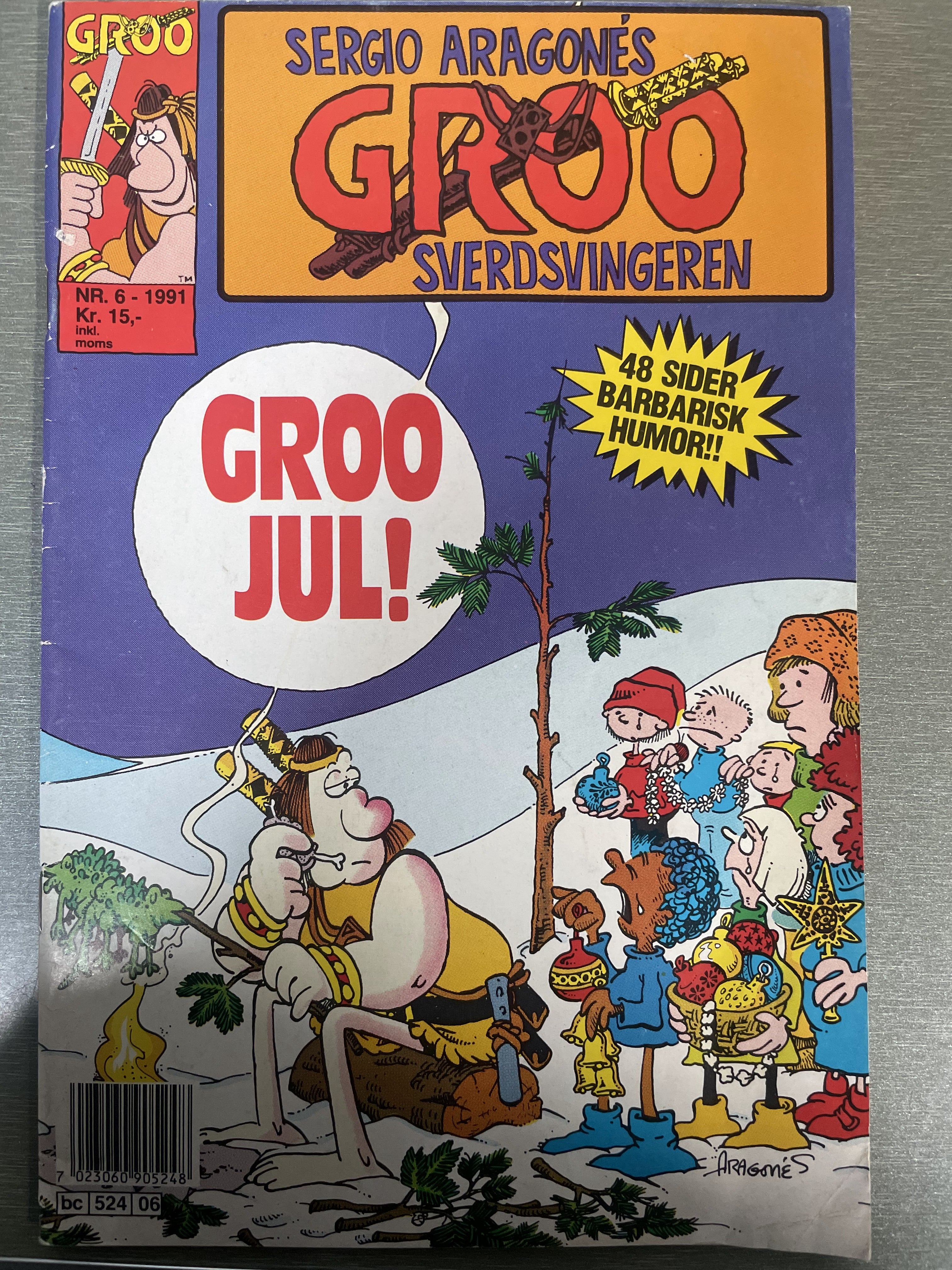 Groo Sverdsvingeren nr. 6 - 1991. Tegneserieblad