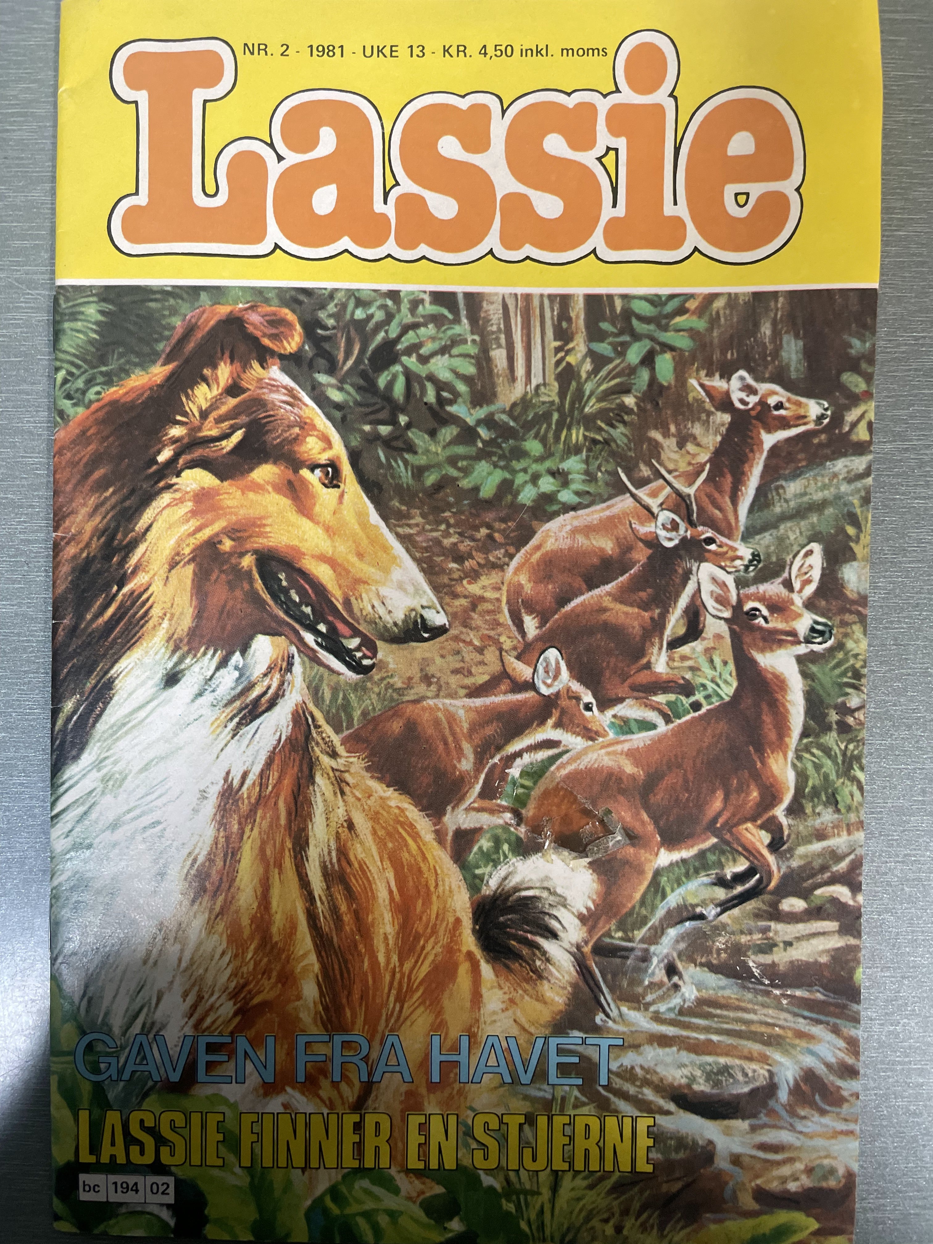 Lassie nr. 2 - 1981. Tegneserieblad