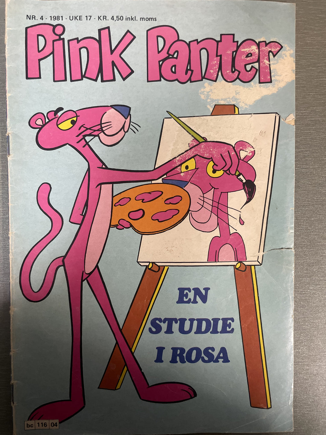 Pink Panter nr. 4 - 1981. Tegneserieblad