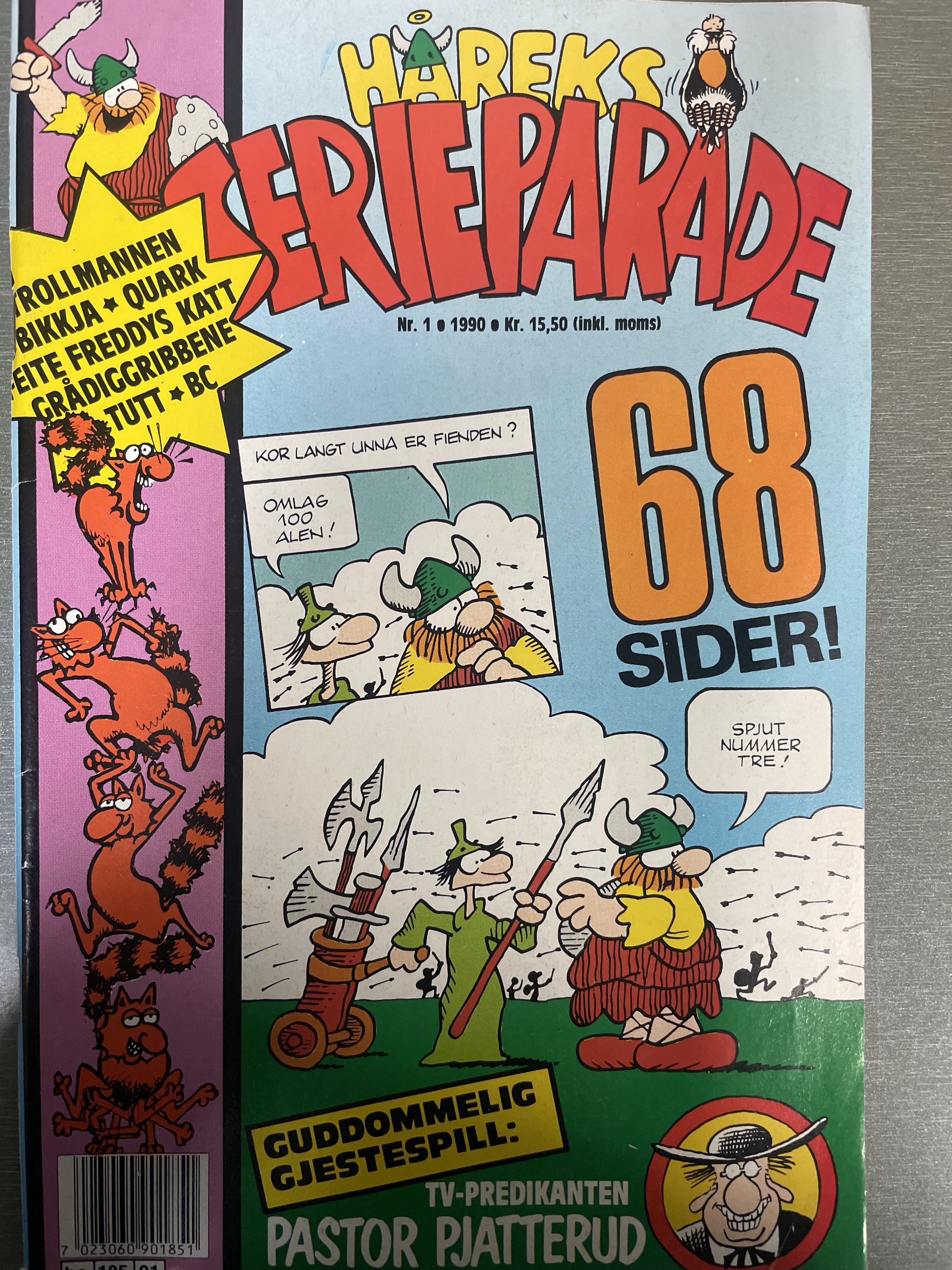Håreks Serieparade nr. 1 - 1990. Tegneserieblad