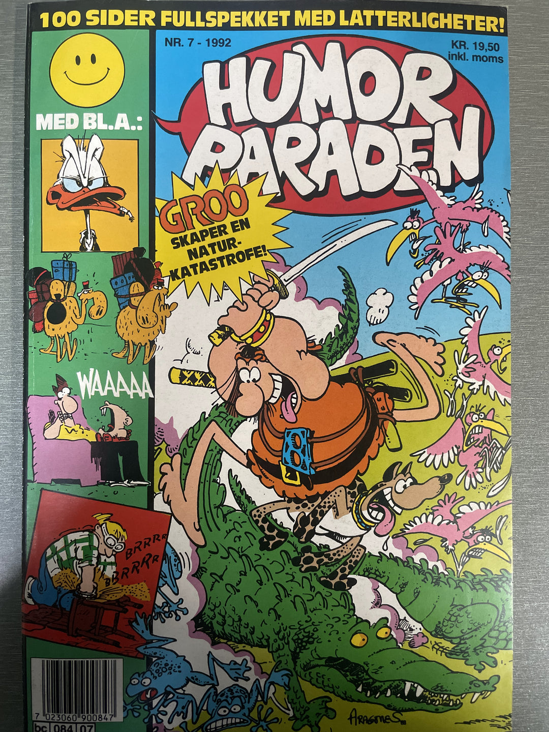 Humorparaden nr. 7 - 1992. Tegneserieblad