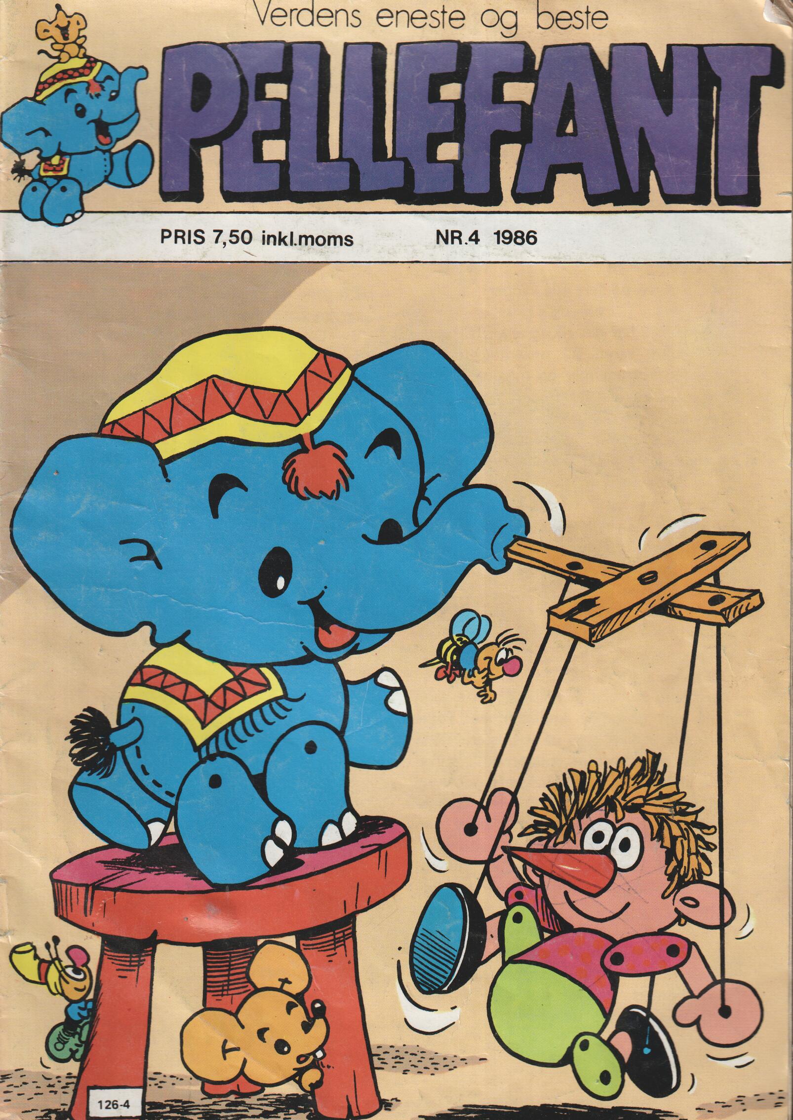 Pellefant nr. 4 - 1986. Tegneserieblad