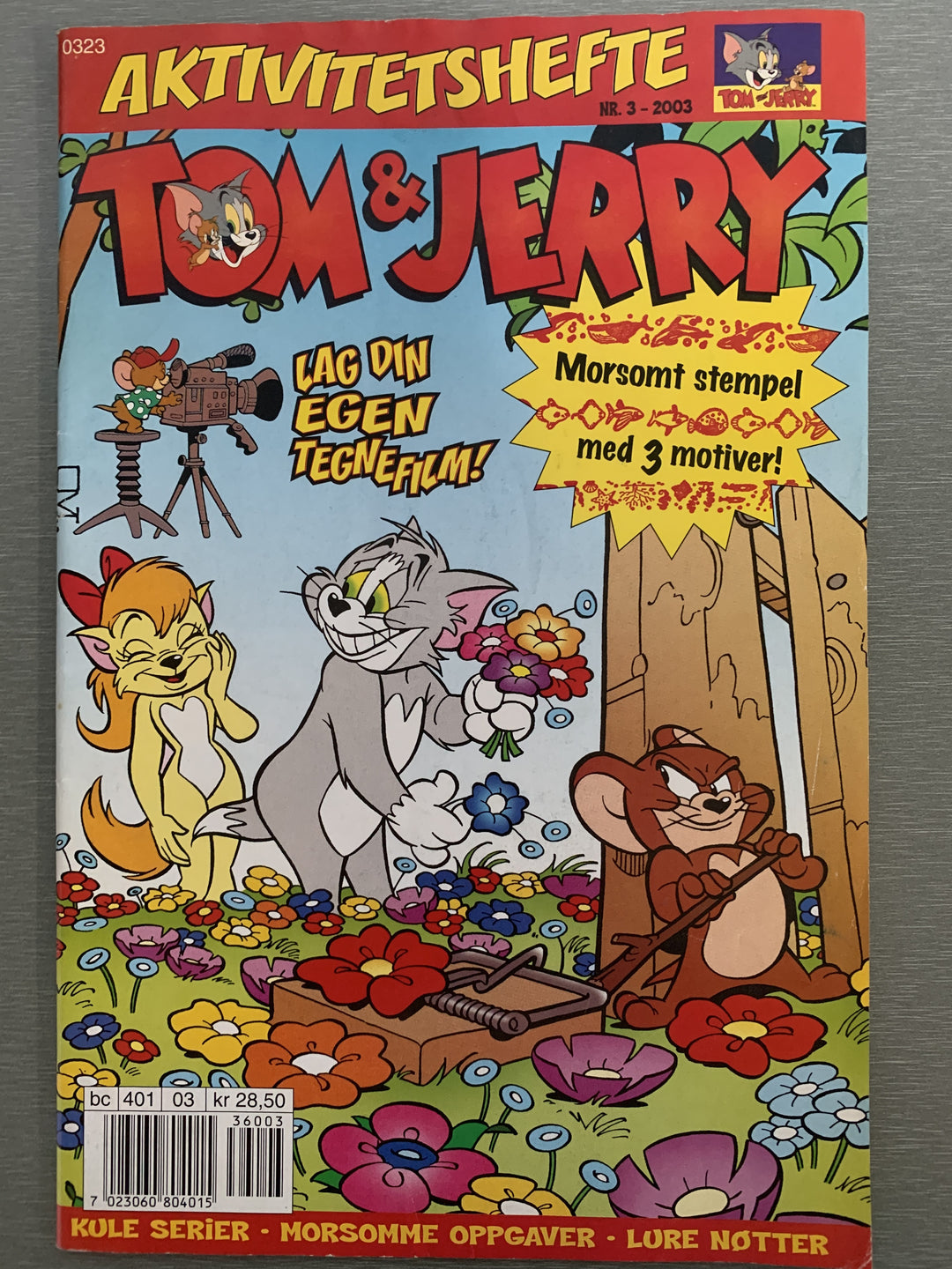 Tom & Jerry Aktivitetshefte nr. 3 - 2003. Tegneserieblad