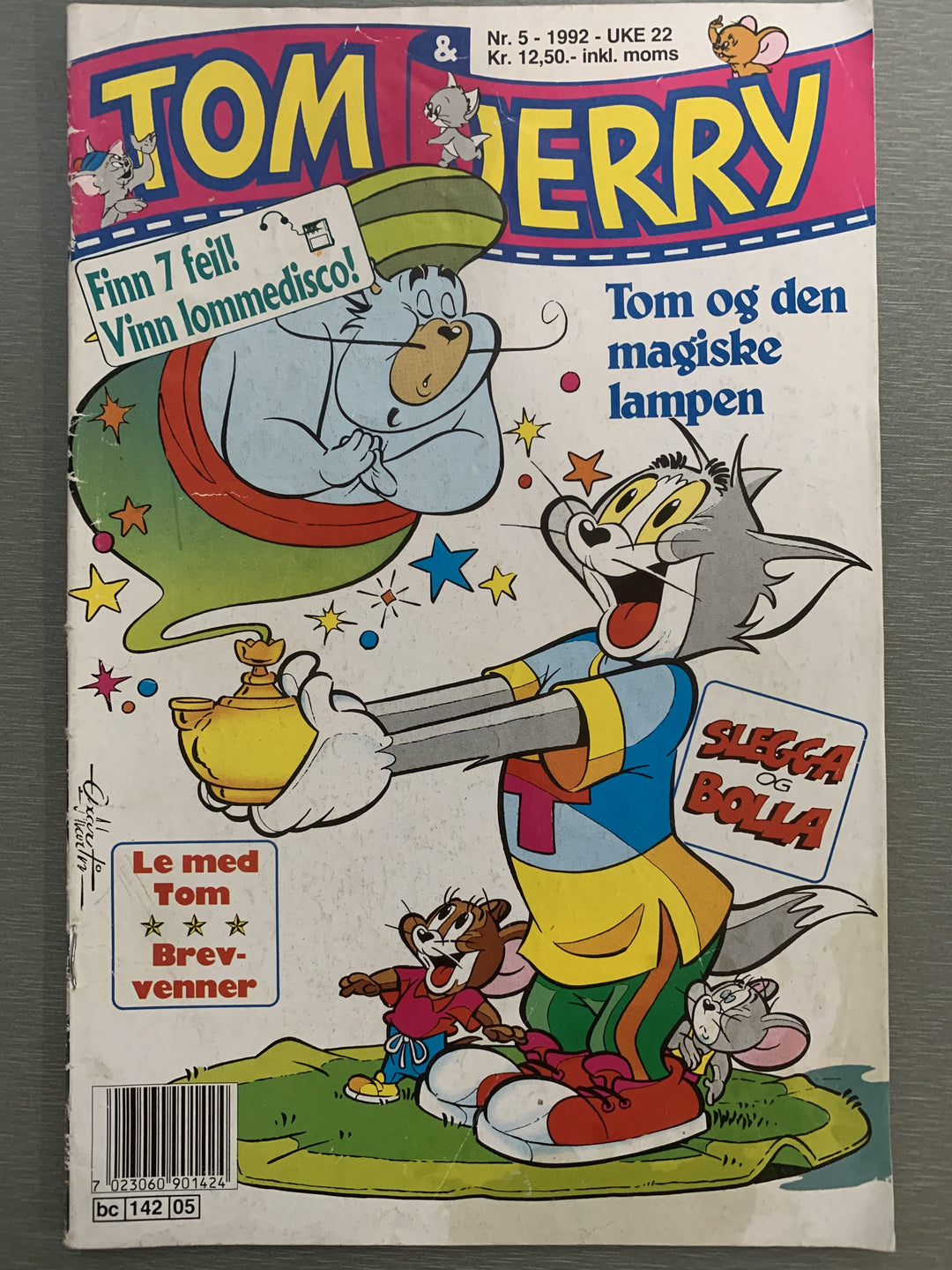 Tom & Jerry nr. 5 - 1992. Tegneserieblad