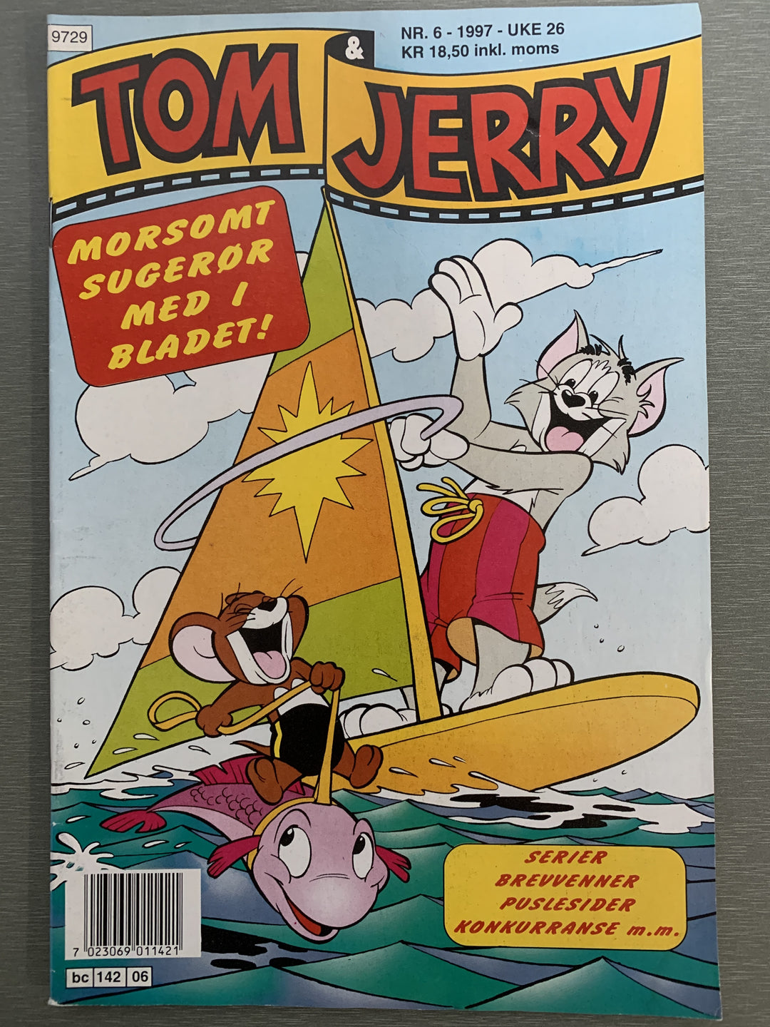 Tom & Jerry nr. 6 - 1997. Tegneserieblad