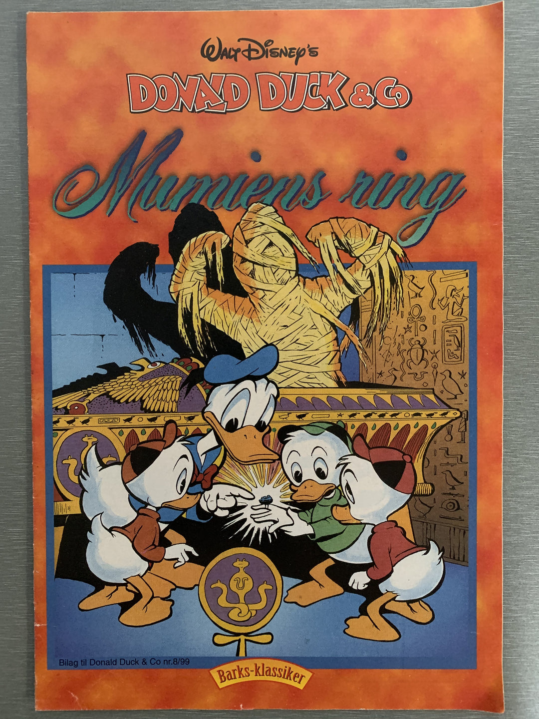 Donald Duck & Co – Mumiens ring (Barks-klassiker, bilag til nr. 6 - 1999). Tegneserieblad