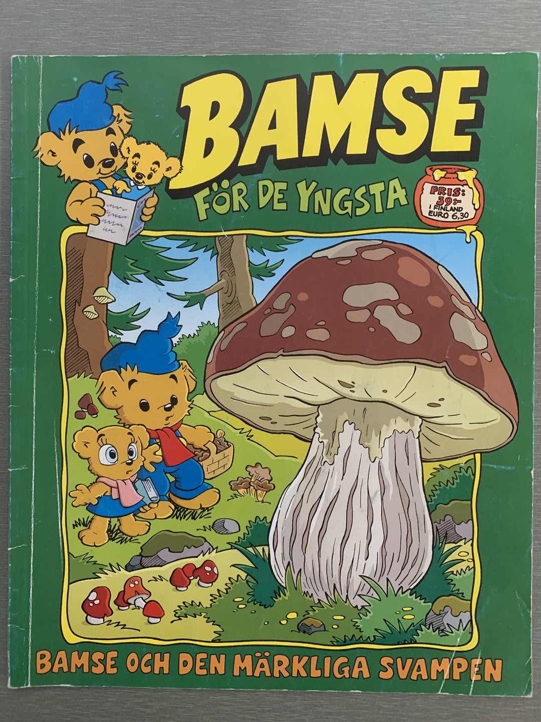 Bamse för de yngsta – Bamse och den märkliga svampen (svensk). Tegneserieblad