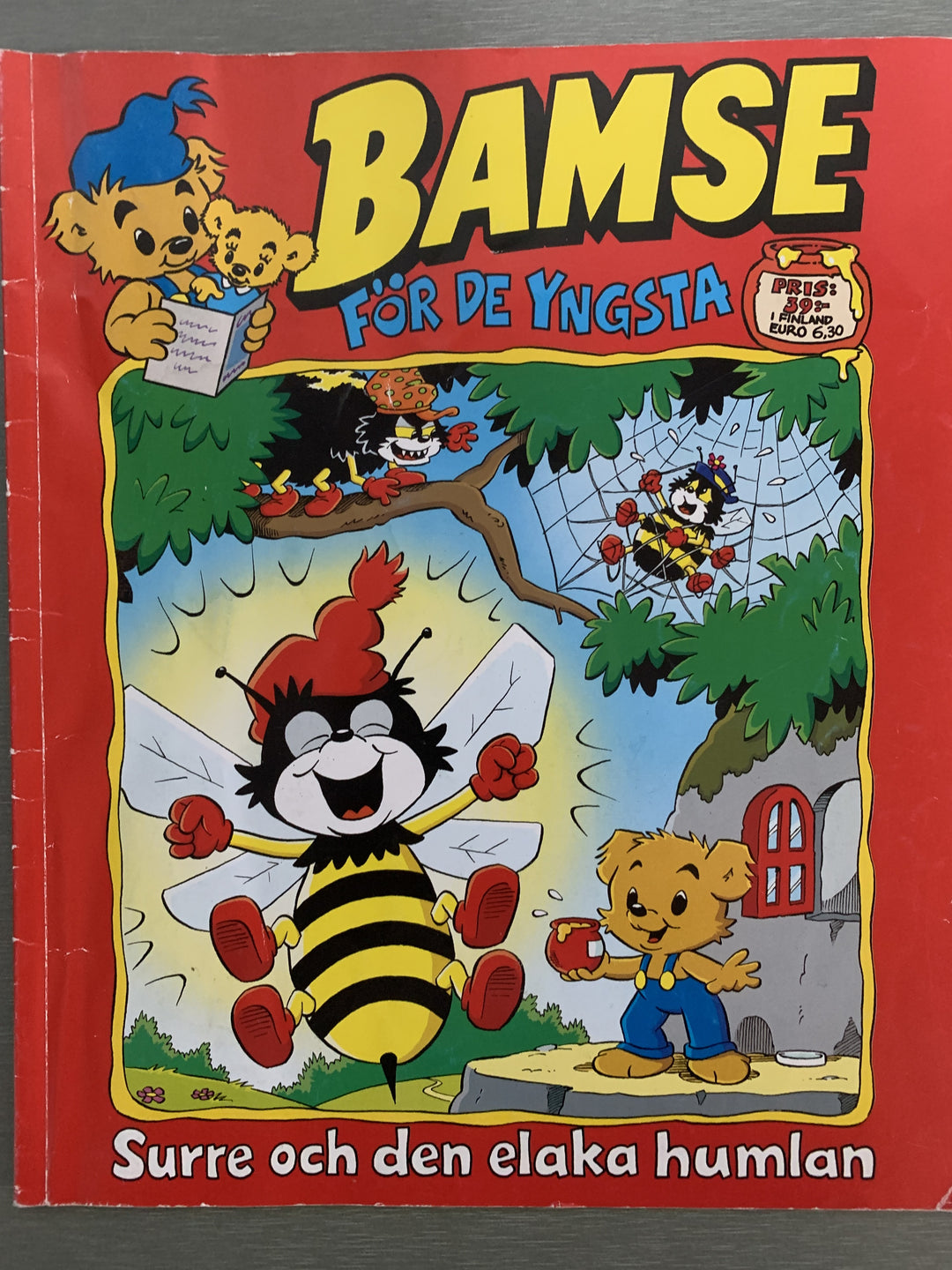 Bamse för de yngsta – Surre och den elaka humlan (svensk). Tegneserieblad
