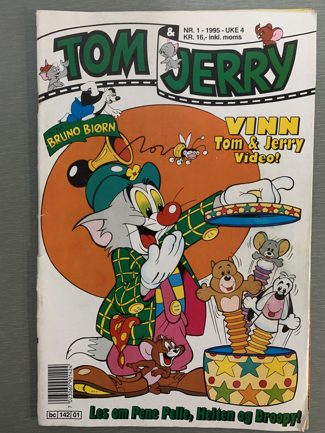 Tom & Jerry nr. 1 - 1995. Tegneserieblad