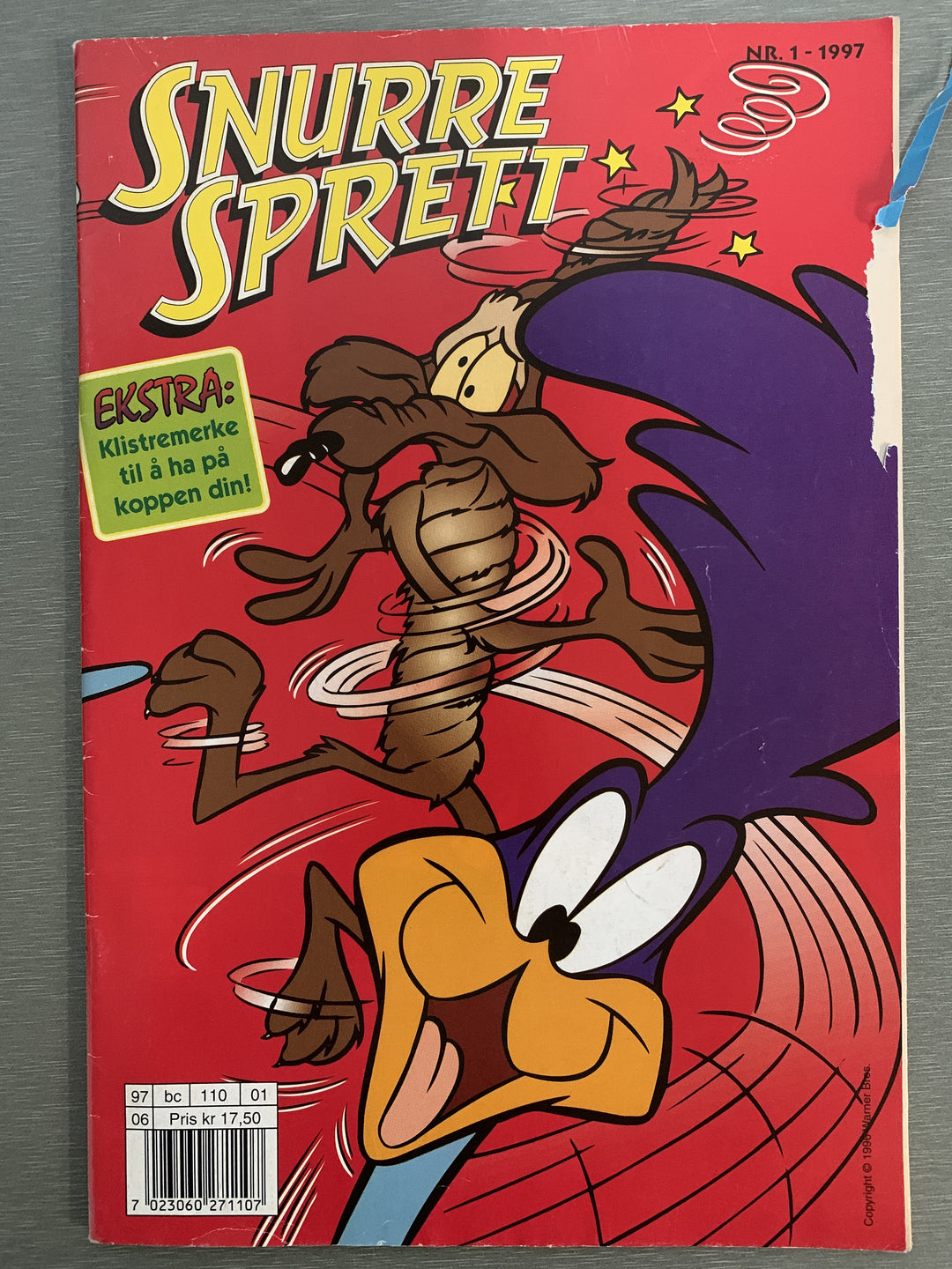 Snurre Sprett nr. 1 - 1997. Tegneserieblad