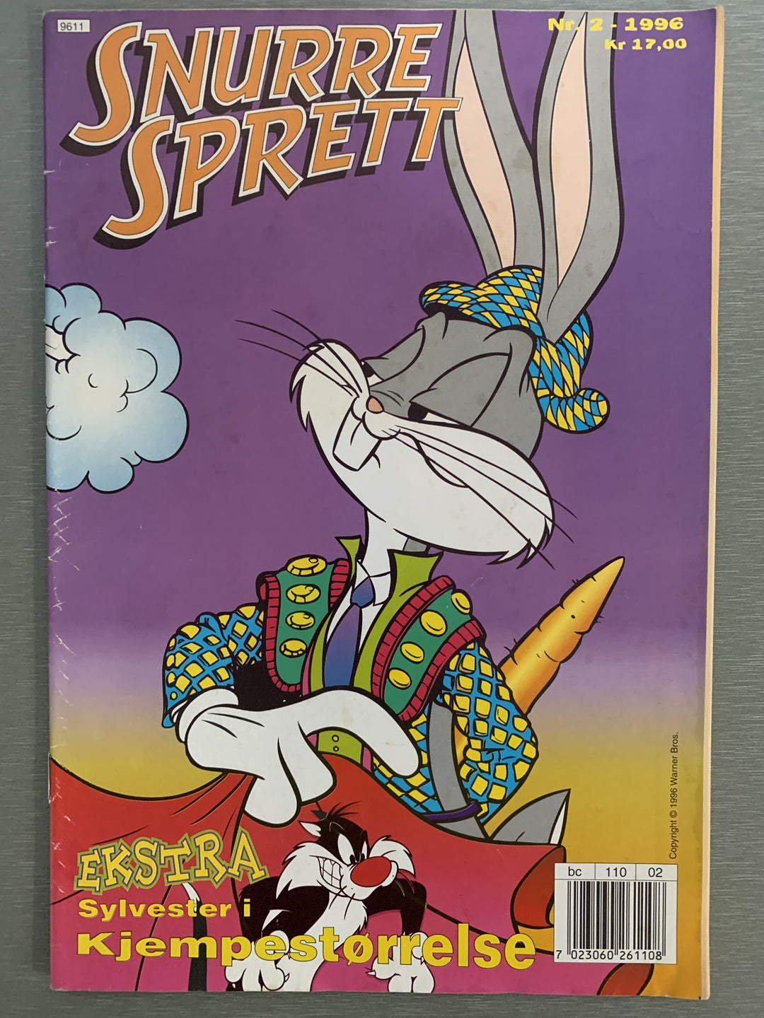 Snurre Sprett nr. 2 - 1996. Tegneserieblad