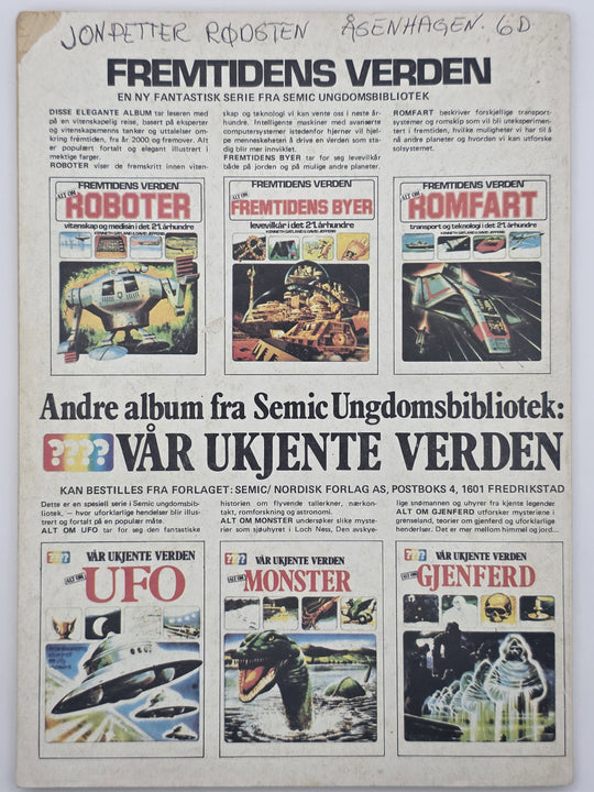 Pilot 1980/01. Tegneserieblad
