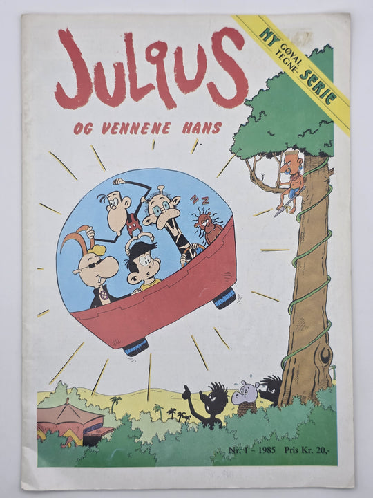 Julius og vennene hans 1985/01. Tegneserieblad