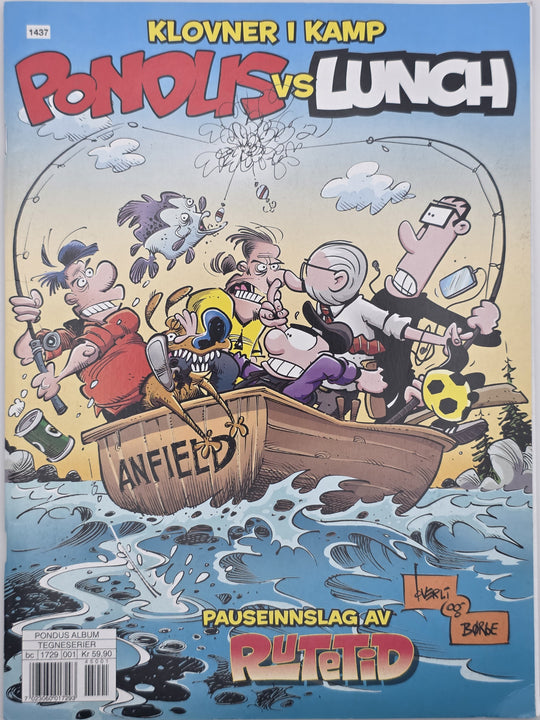 Pondus vs Lunch – Klovner i kamp. 2014. Tegneserieblad