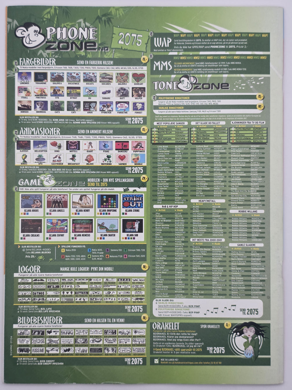 Bizarro 2004/07. Tegneserieblad