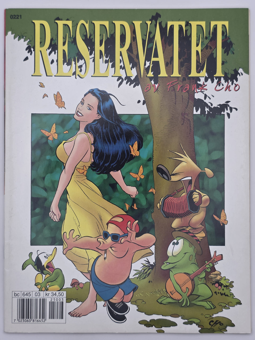 Frank Cho – Reservatet. 2002. Tegneserieblad