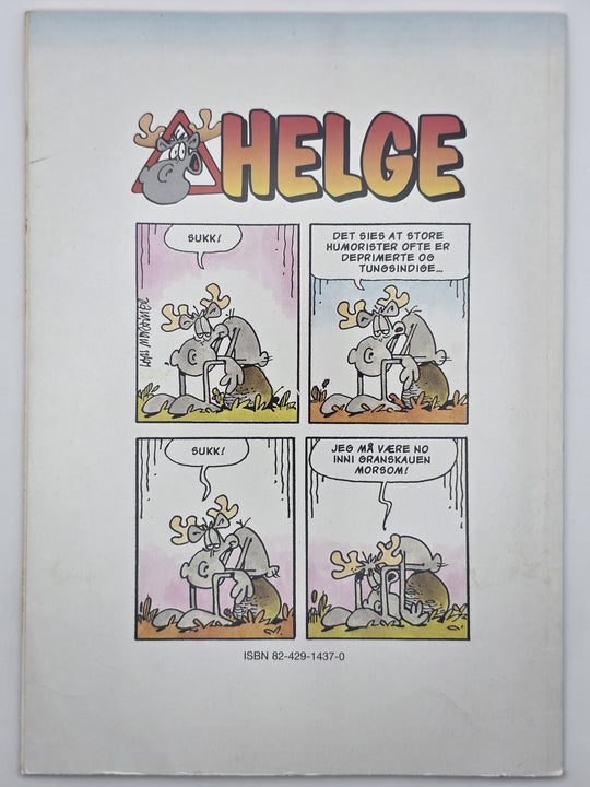 Helge nr. 2 – Se opp for ryggende elg! 1997. Tegneserieblad