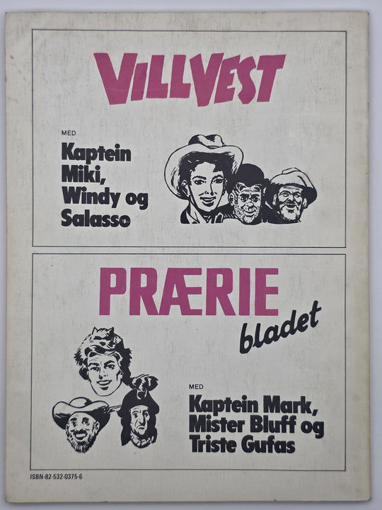 Sheriff Ekstra – Villhestenes konge / Jaget av fortiden. Et SE-album nr. 13. Tegneserieblad