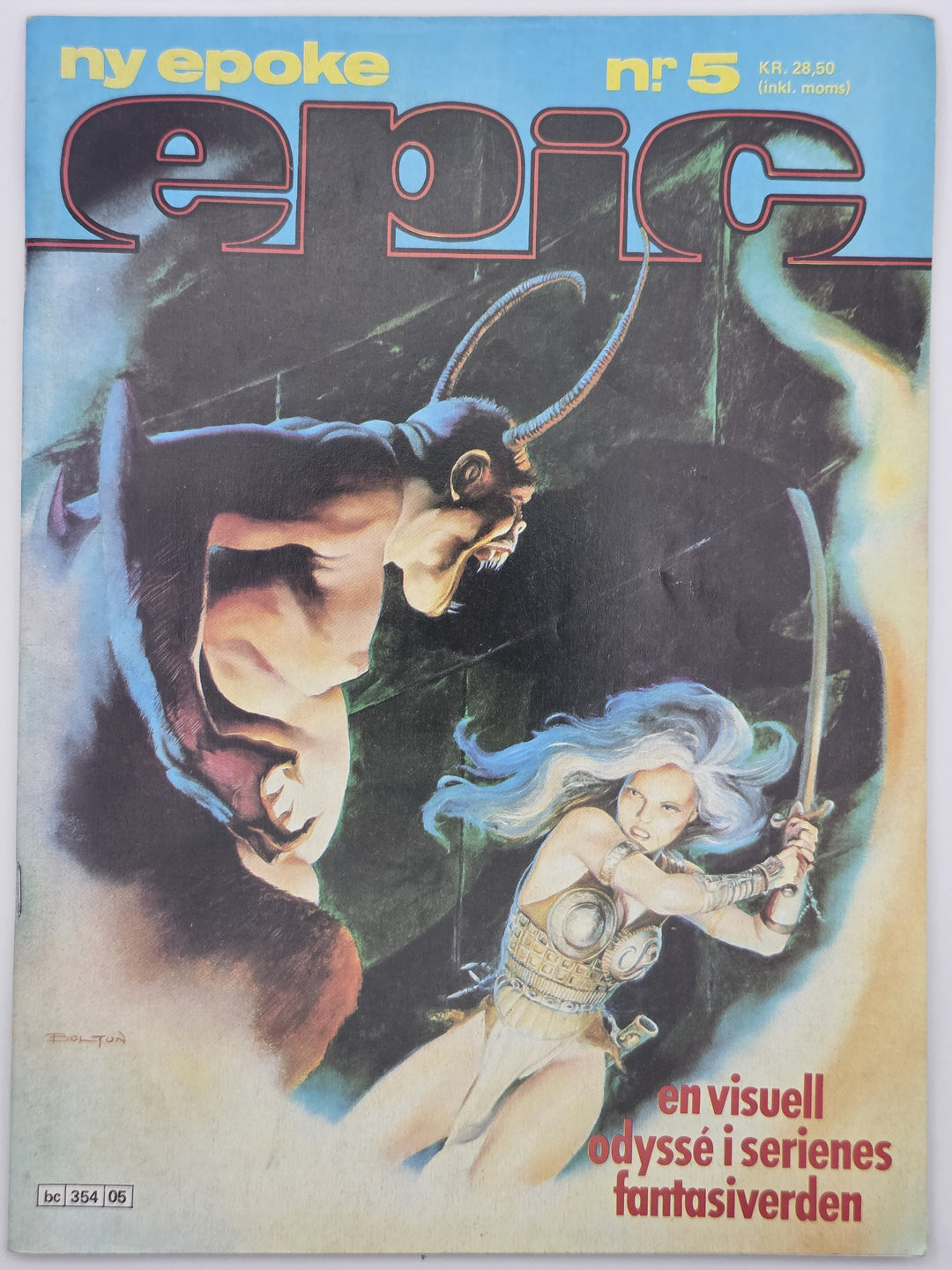 Ny epoke Epic 1984/05. Tegneserieblad