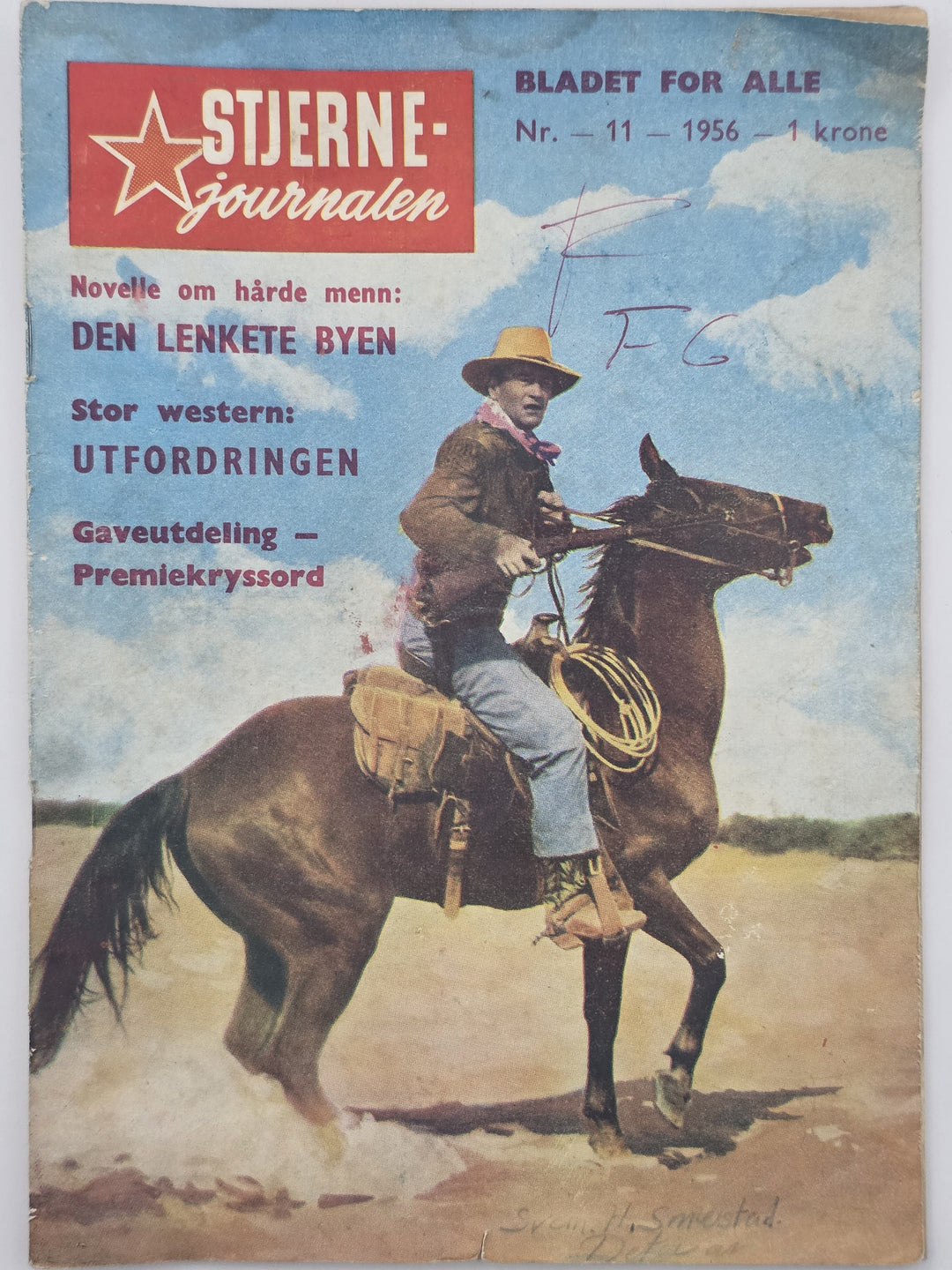 Stjernejournalen 1956/11. Tegneserieblad