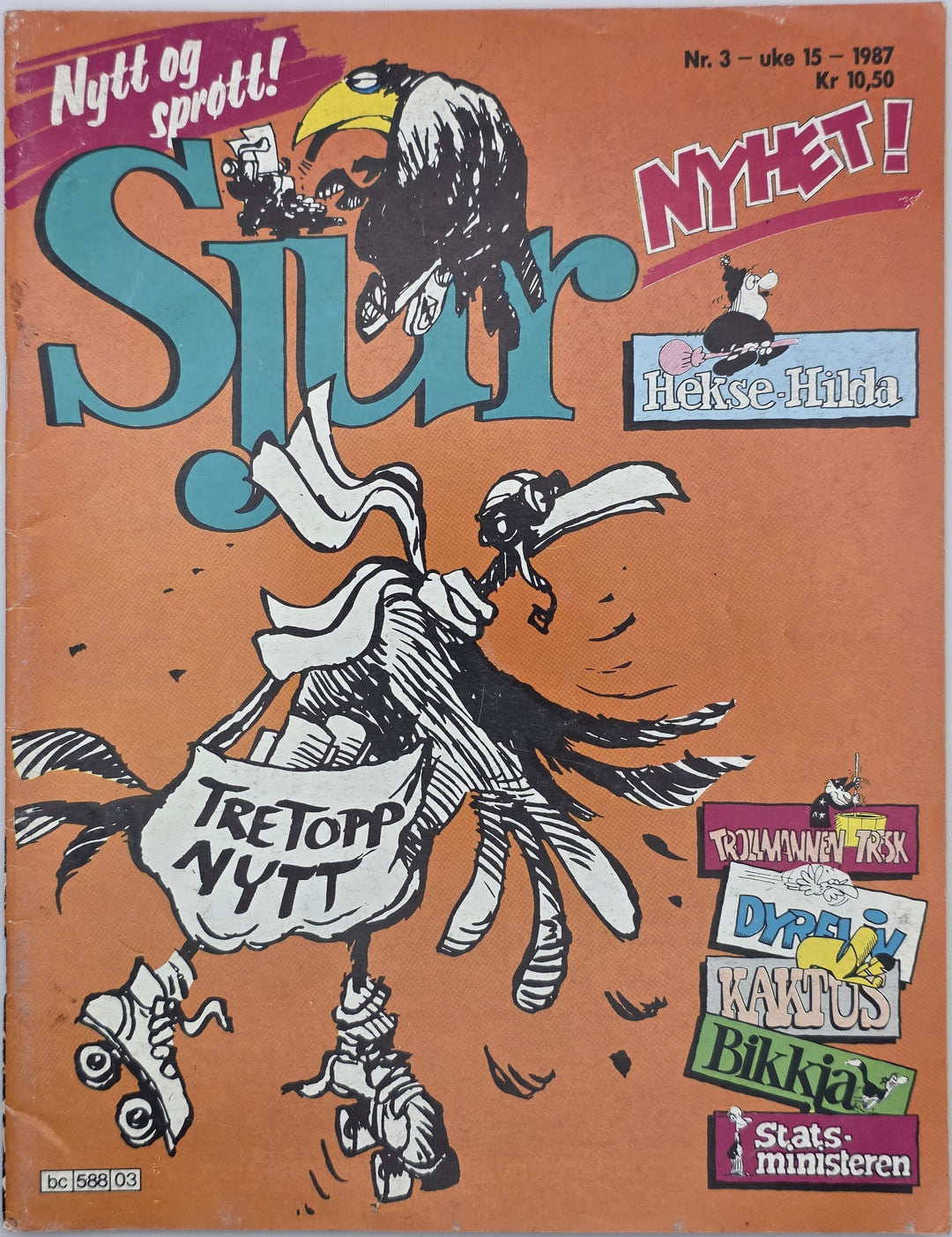 Sjur 1987/03. Tegneserieblad