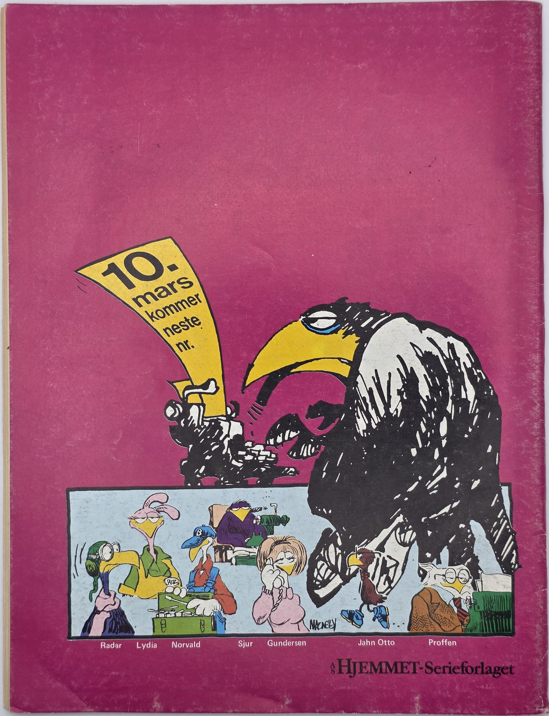 Sjur 1987/01. Tegneserieblad