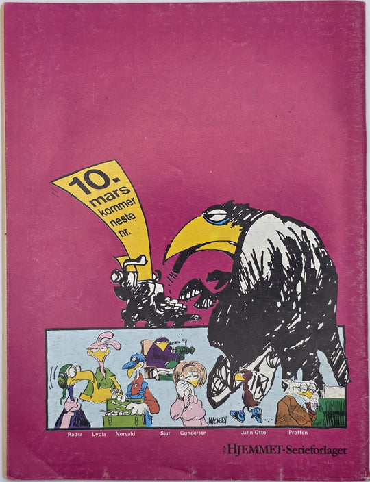 Sjur 1987/01. Tegneserieblad