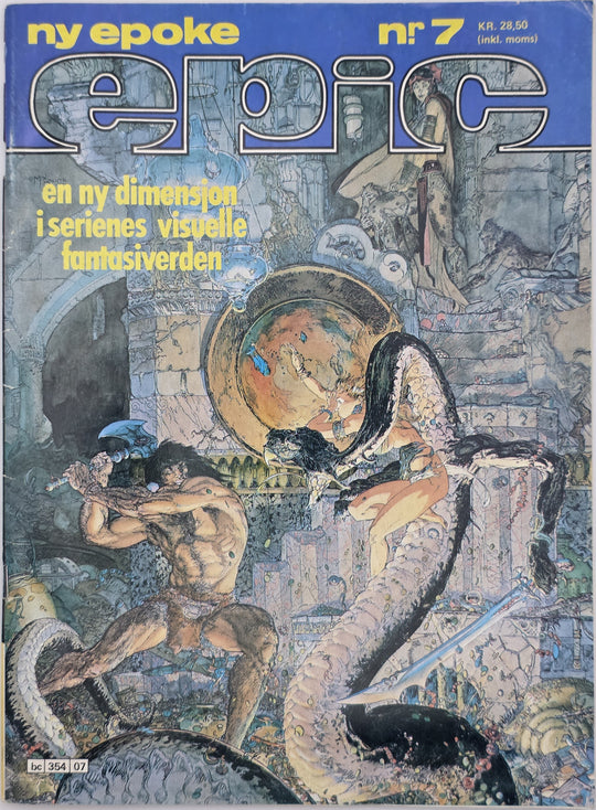 Ny epoke Epic 1984/07. Tegneserieblad