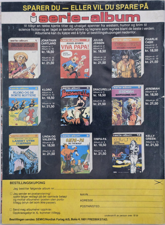 Ny epoke Epic 1984/07. Tegneserieblad