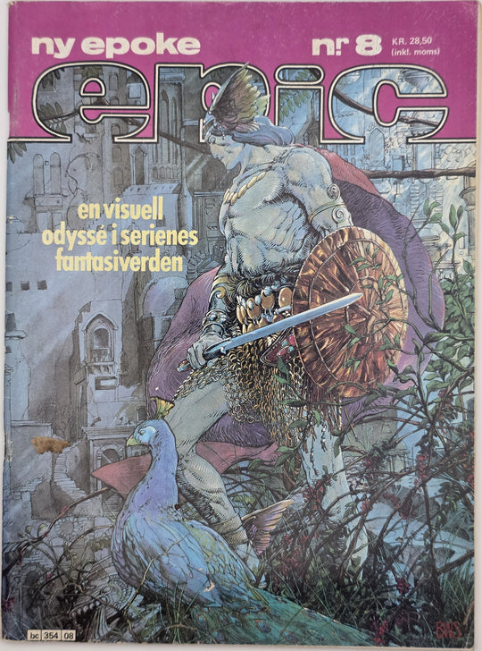 Ny epoke Epic 1984/08. Tegneserieblad