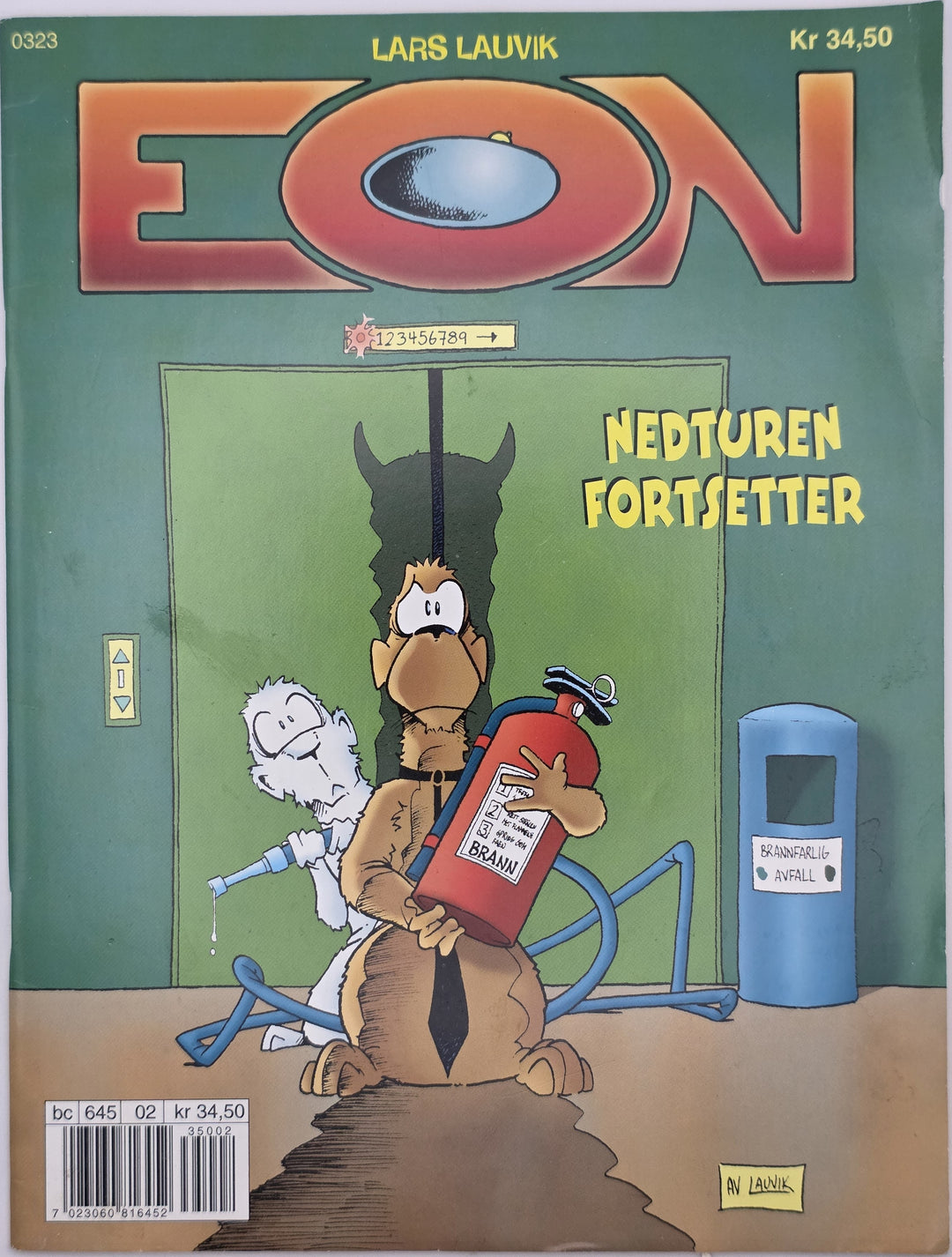 Eon – Nedturen fortsetter. 2003. Tegneserieblad