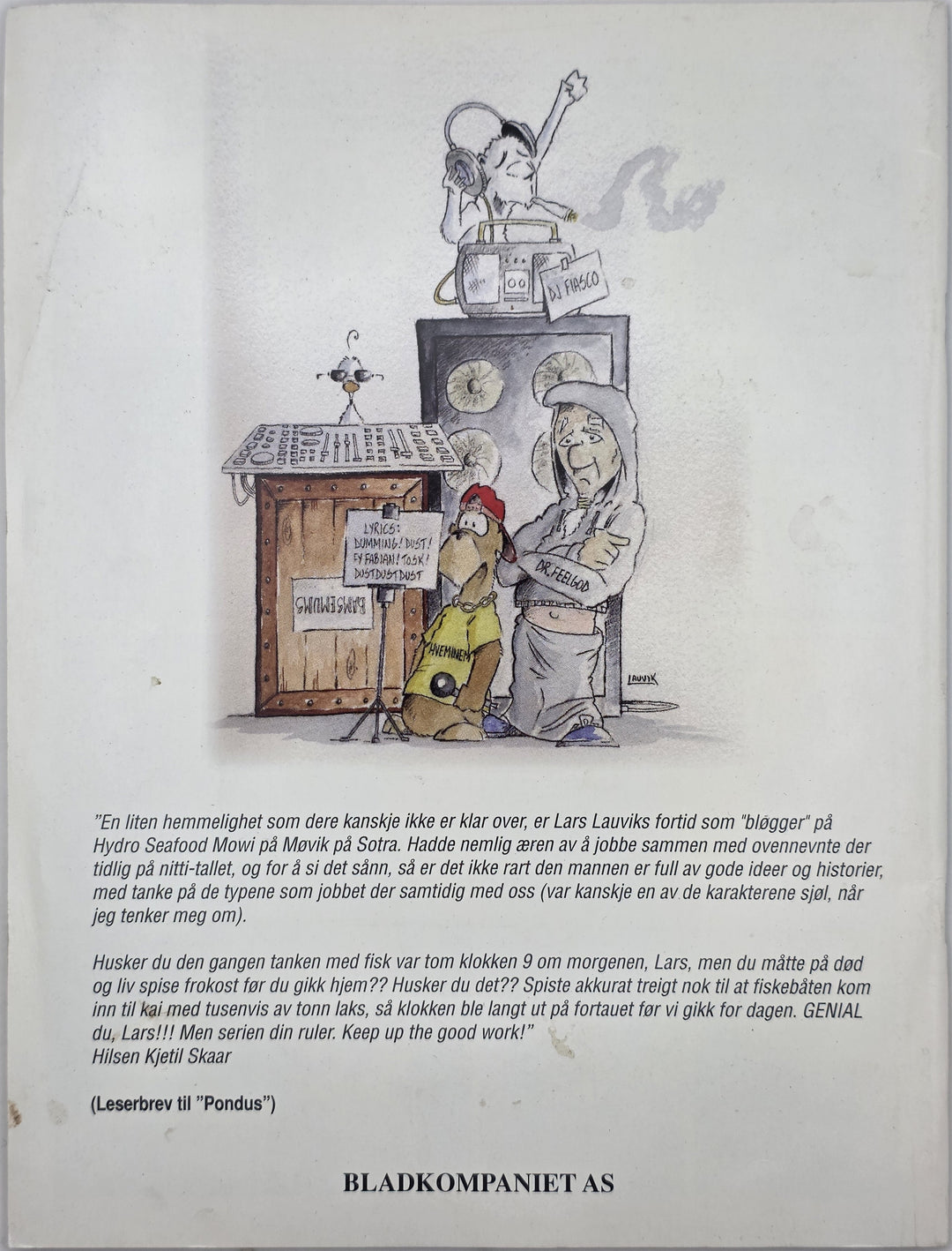 Eon – Nedturen fortsetter. 2003. Tegneserieblad