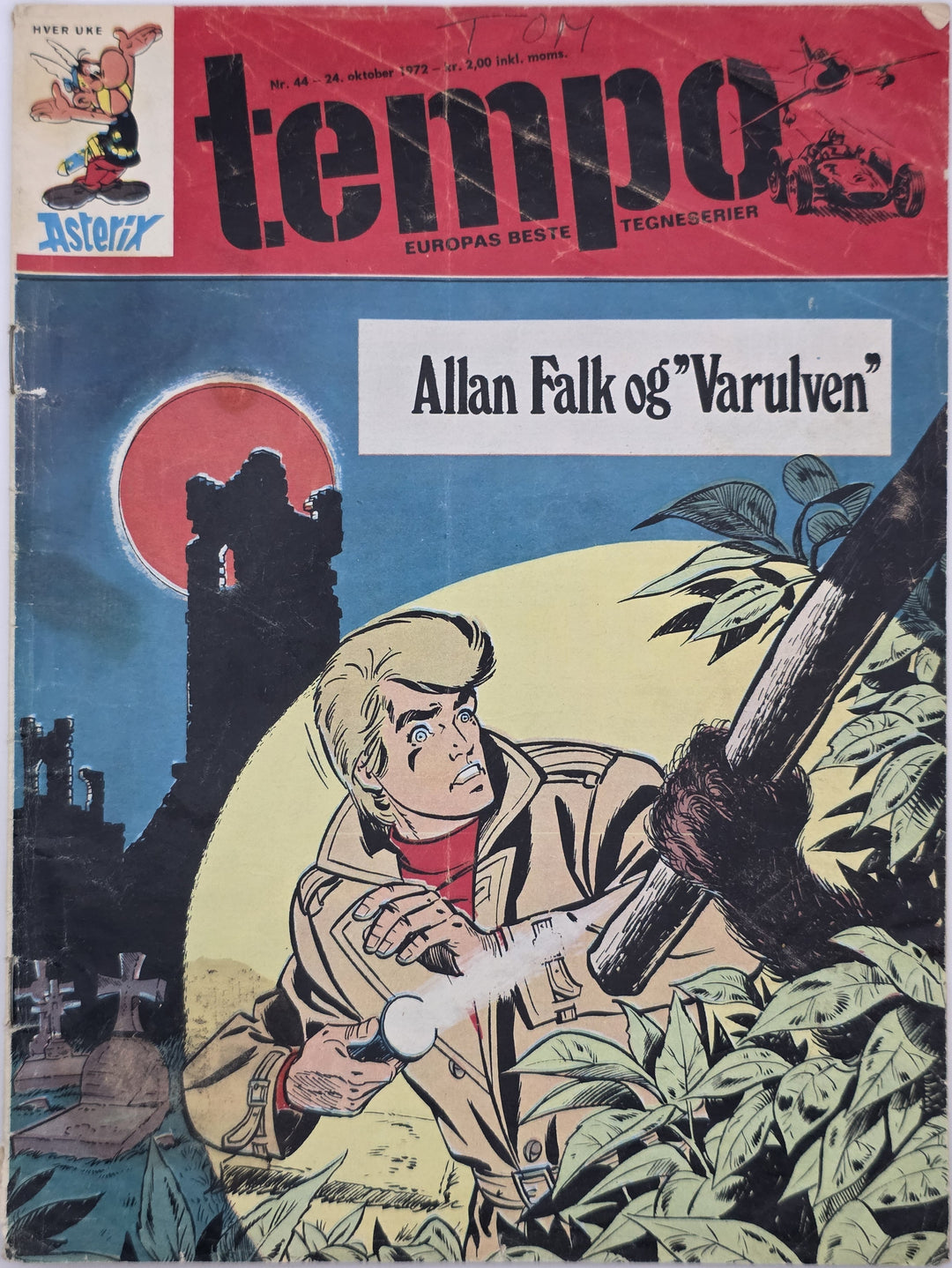 Tempo 1972/44. Tegneserieblad
