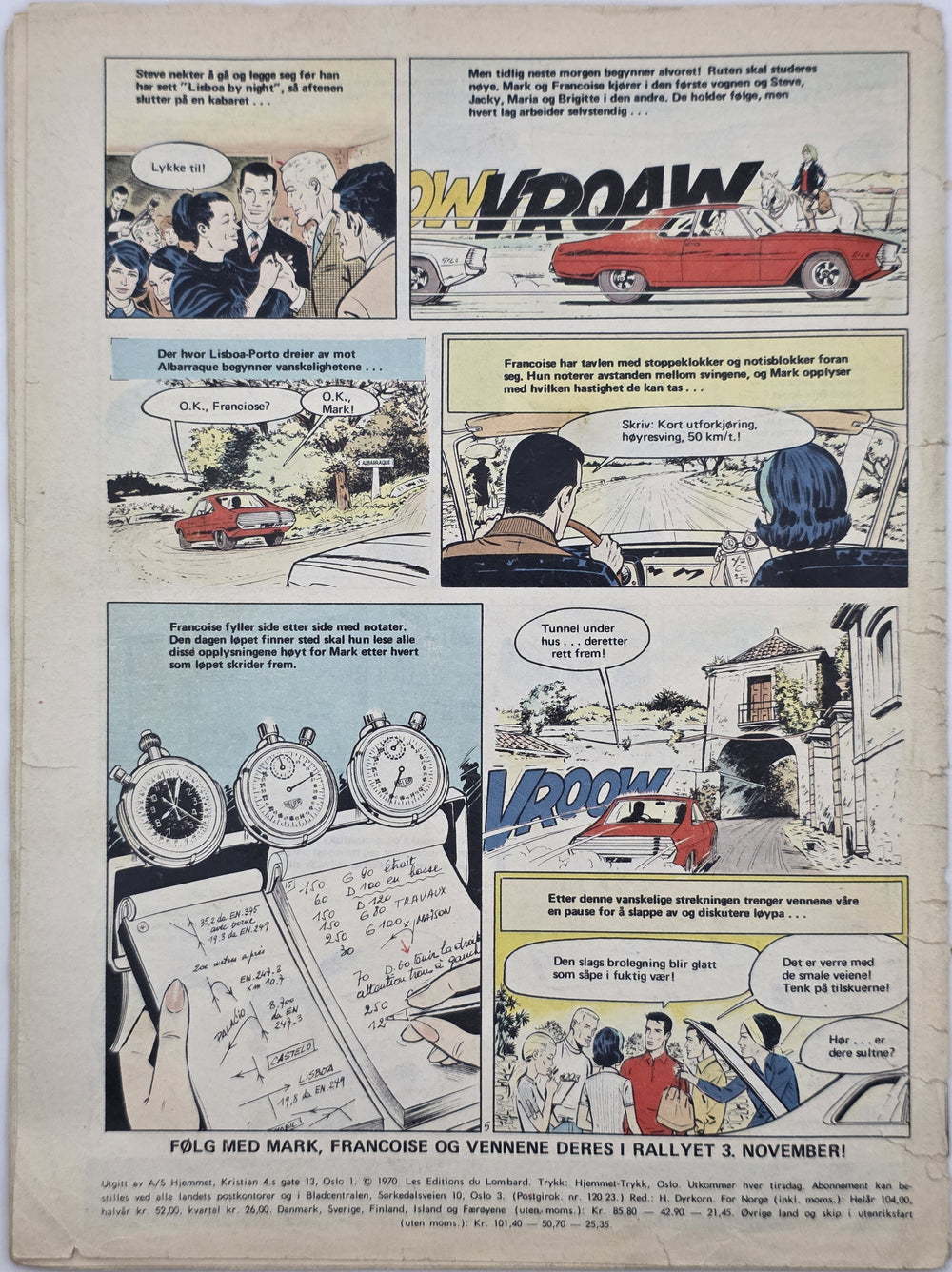 Tempo 1970/44. Tegneserieblad