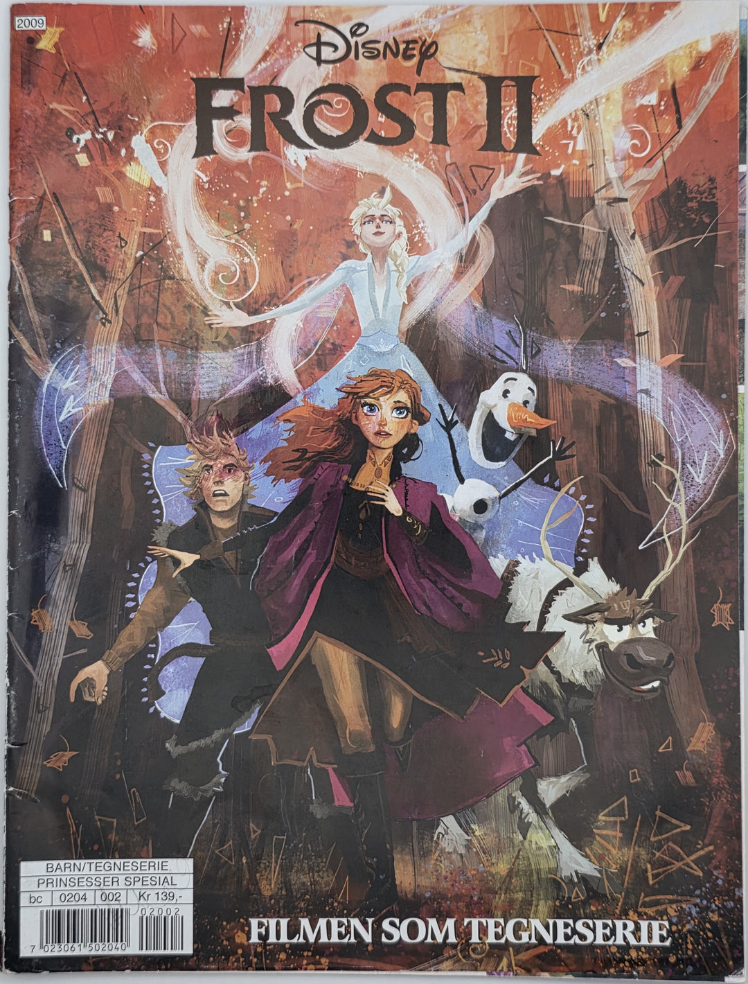 Disney Prinsesser Spesial – Frost II. Filmen som tegneserie. 2020. Tegneserieblad